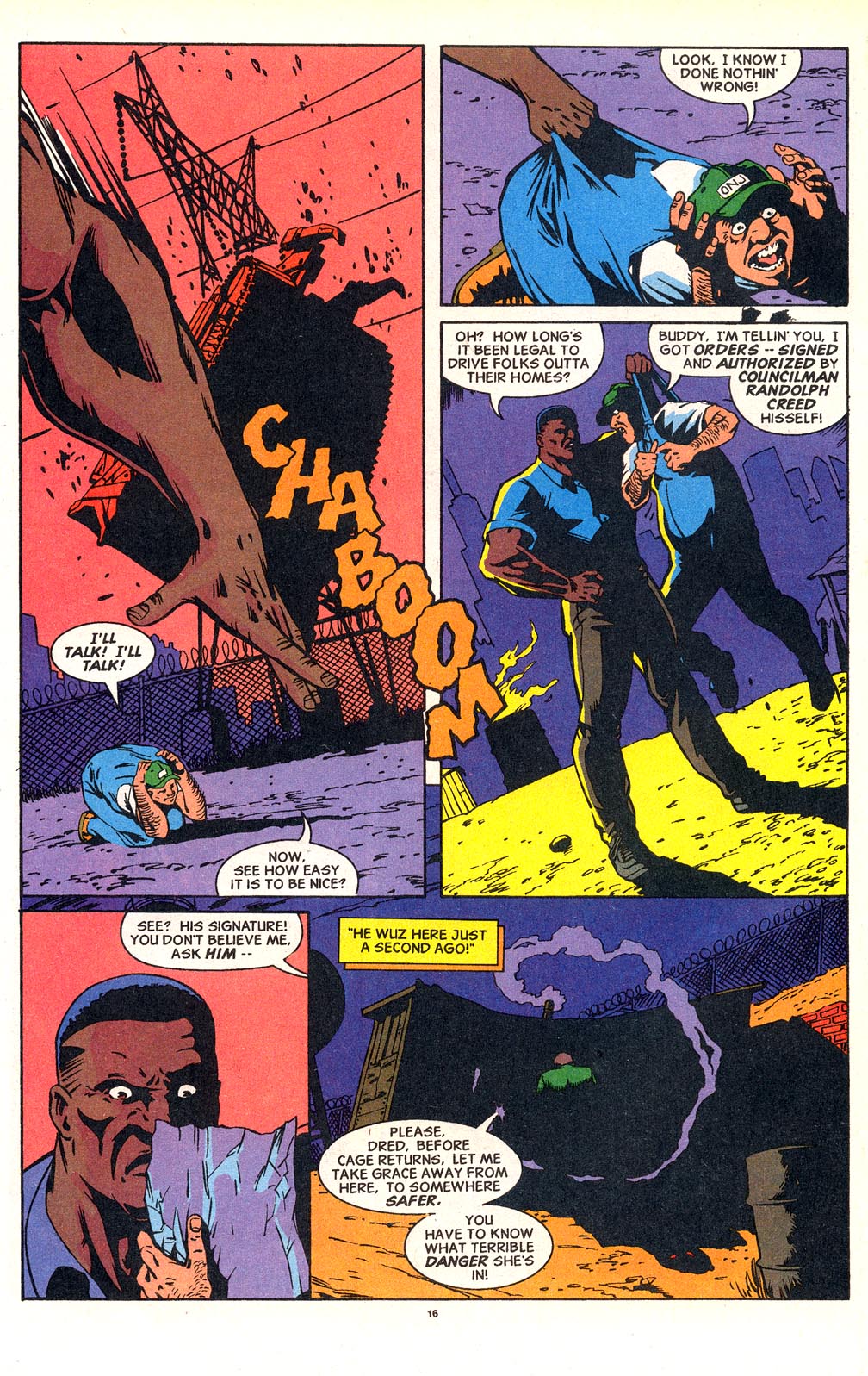 Read online Cage (1992) comic -  Issue #18 - 13