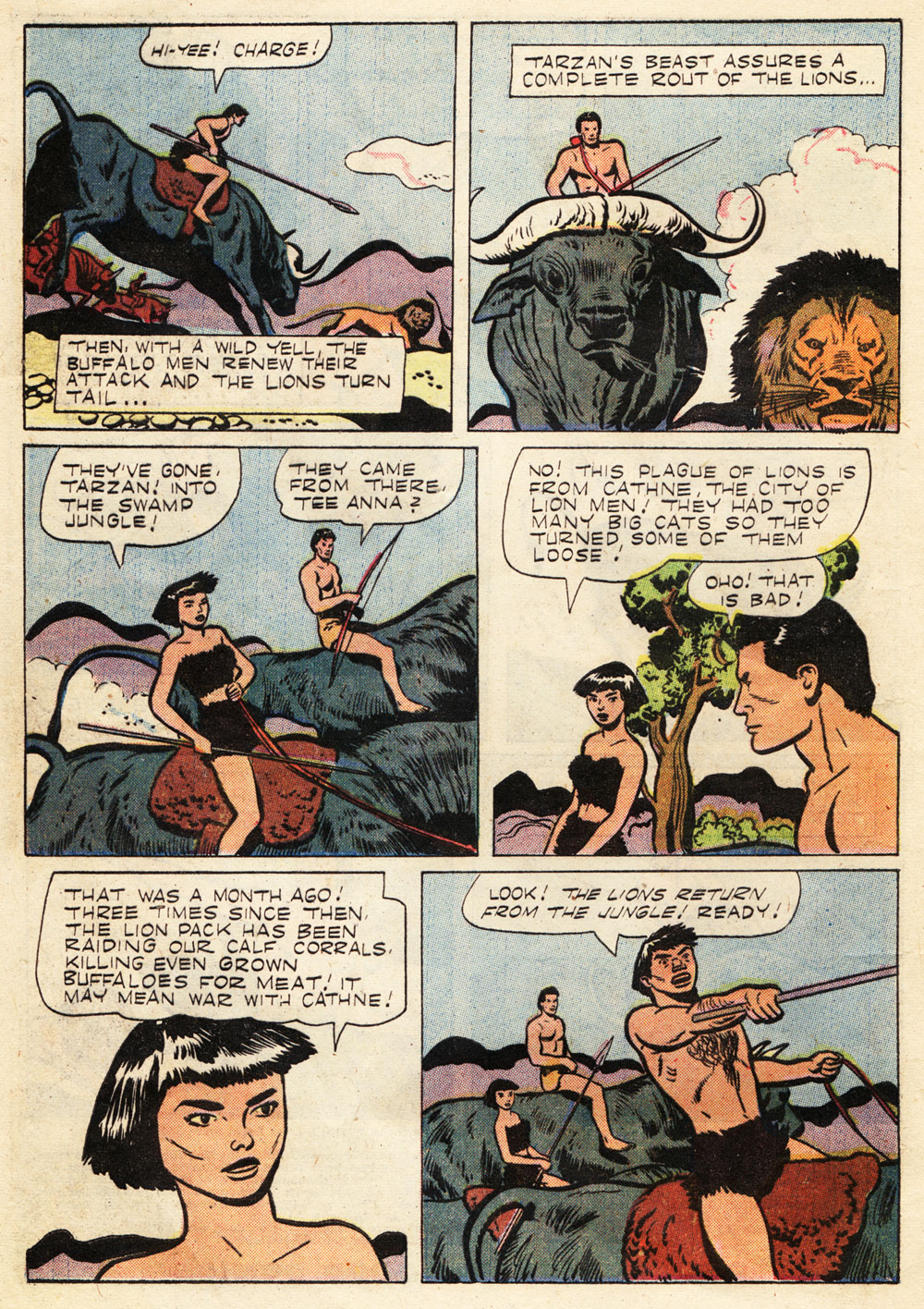 Read online Tarzan (1948) comic -  Issue #71 - 4