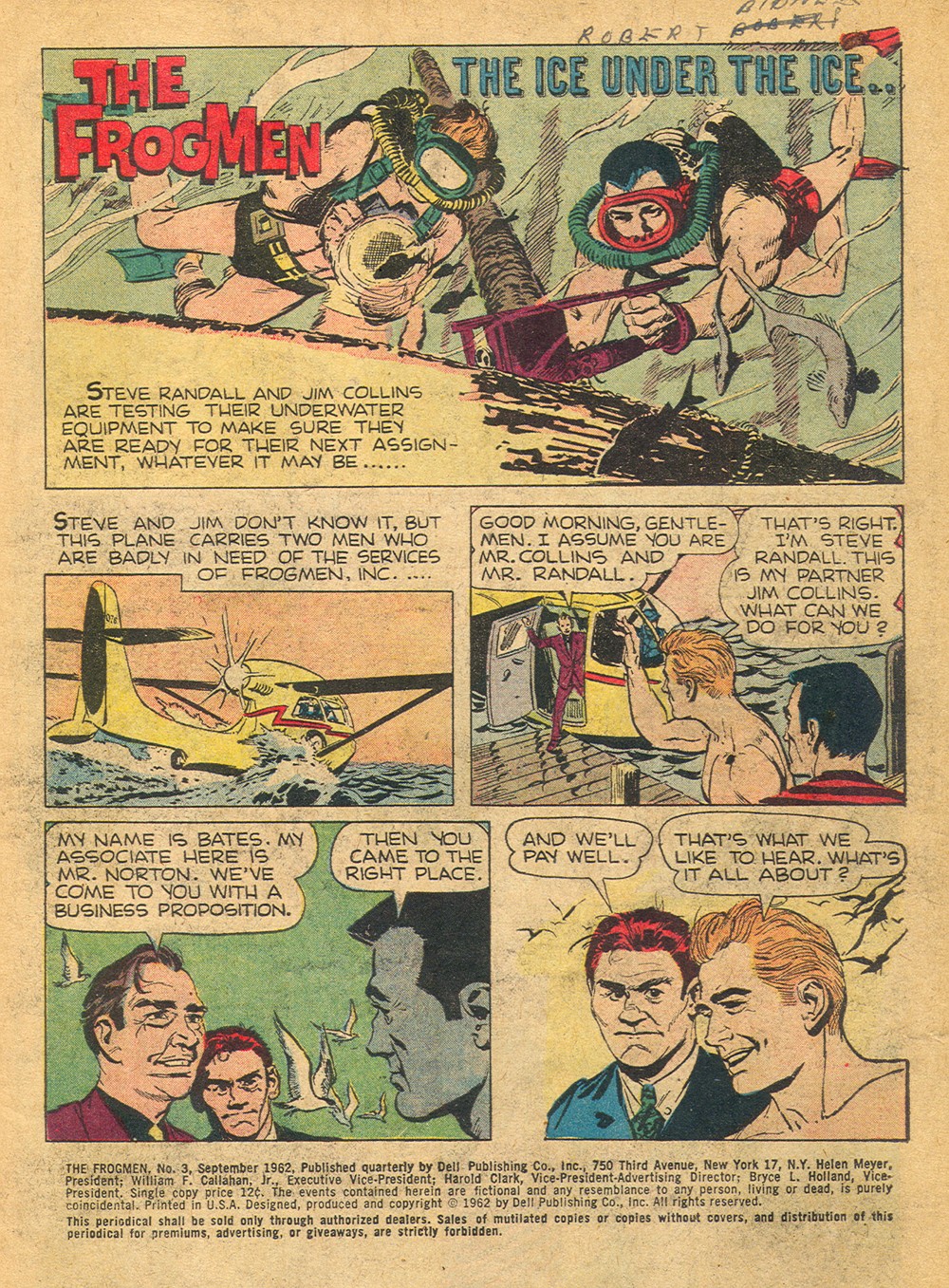 Read online The Frogmen comic -  Issue #3 - 3