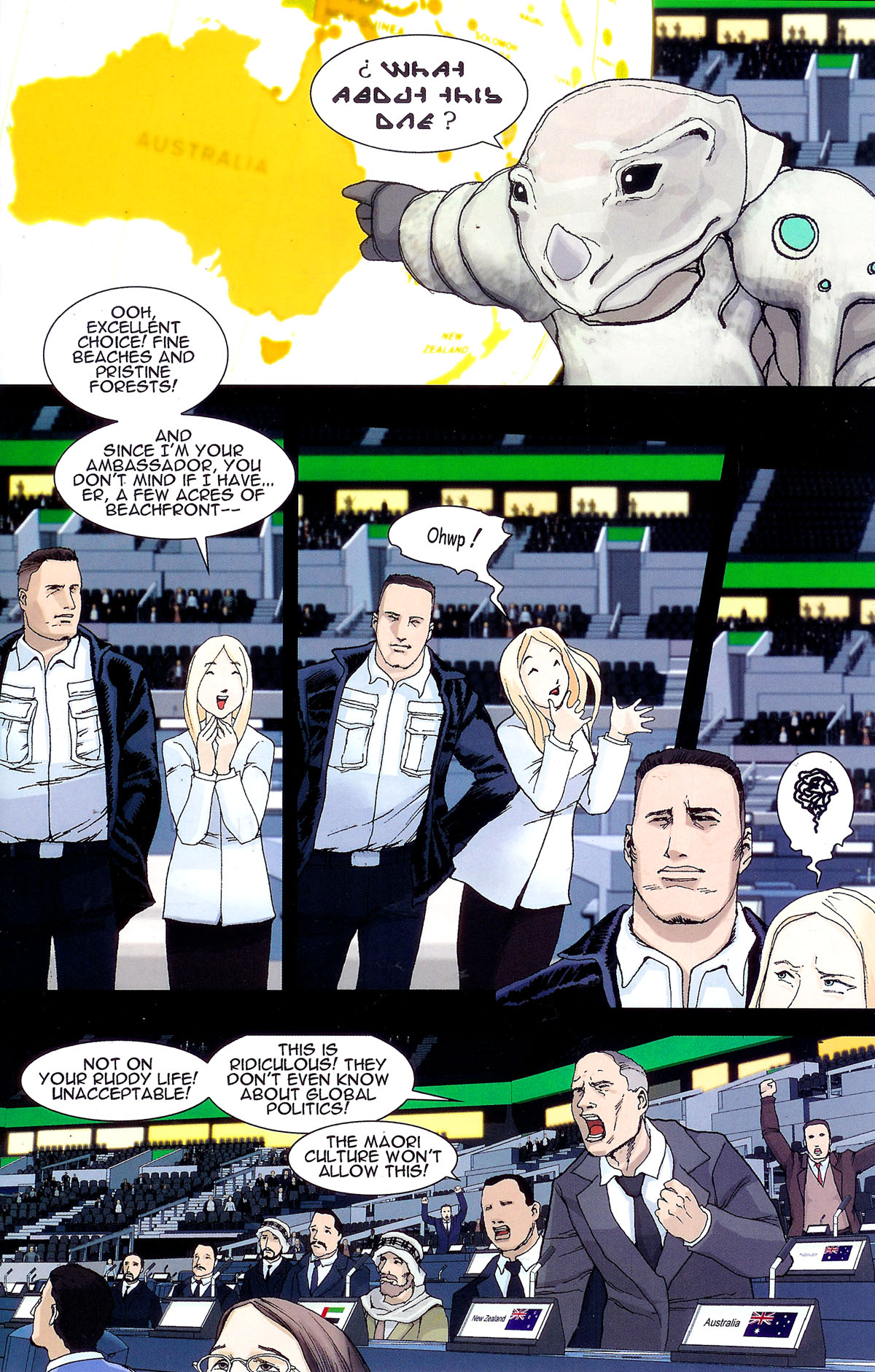 Read online Dinowars comic -  Issue #3 - 8