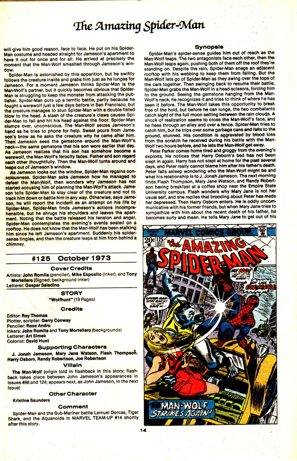 Read online The Official Marvel Index to The Amazing Spider-Man comic -  Issue #5 - 16