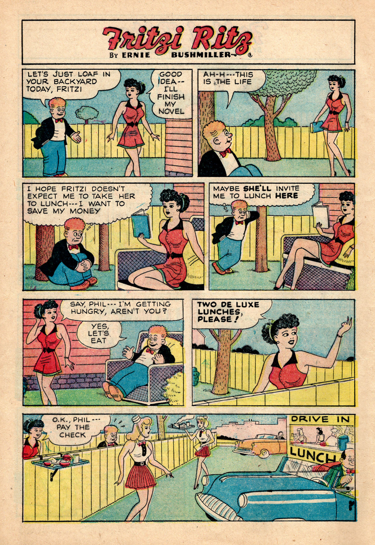 Read online Fritzi Ritz (1953) comic -  Issue #47 - 10