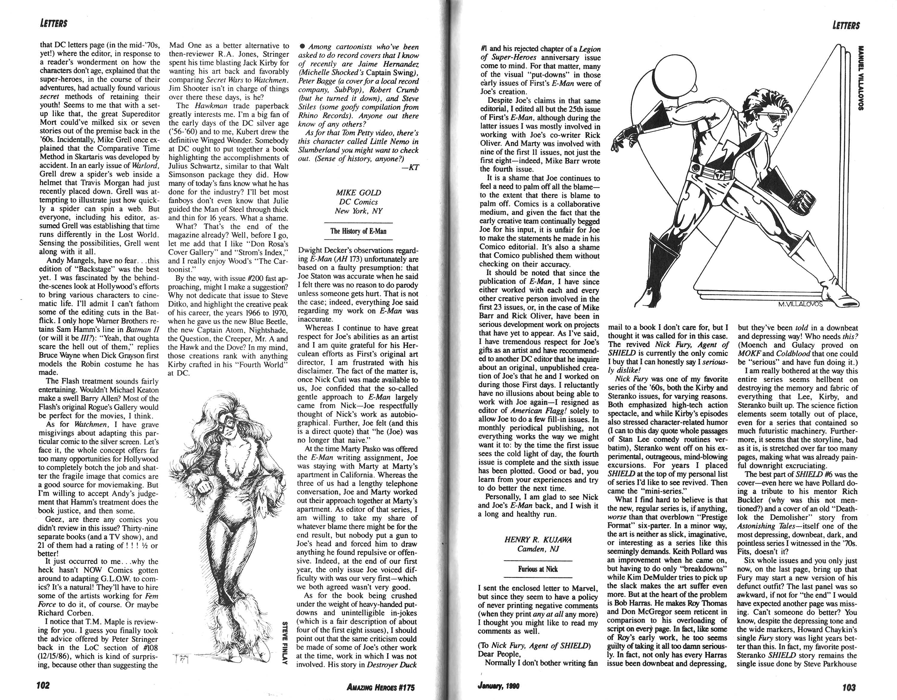 Read online Amazing Heroes comic -  Issue #175 - 52