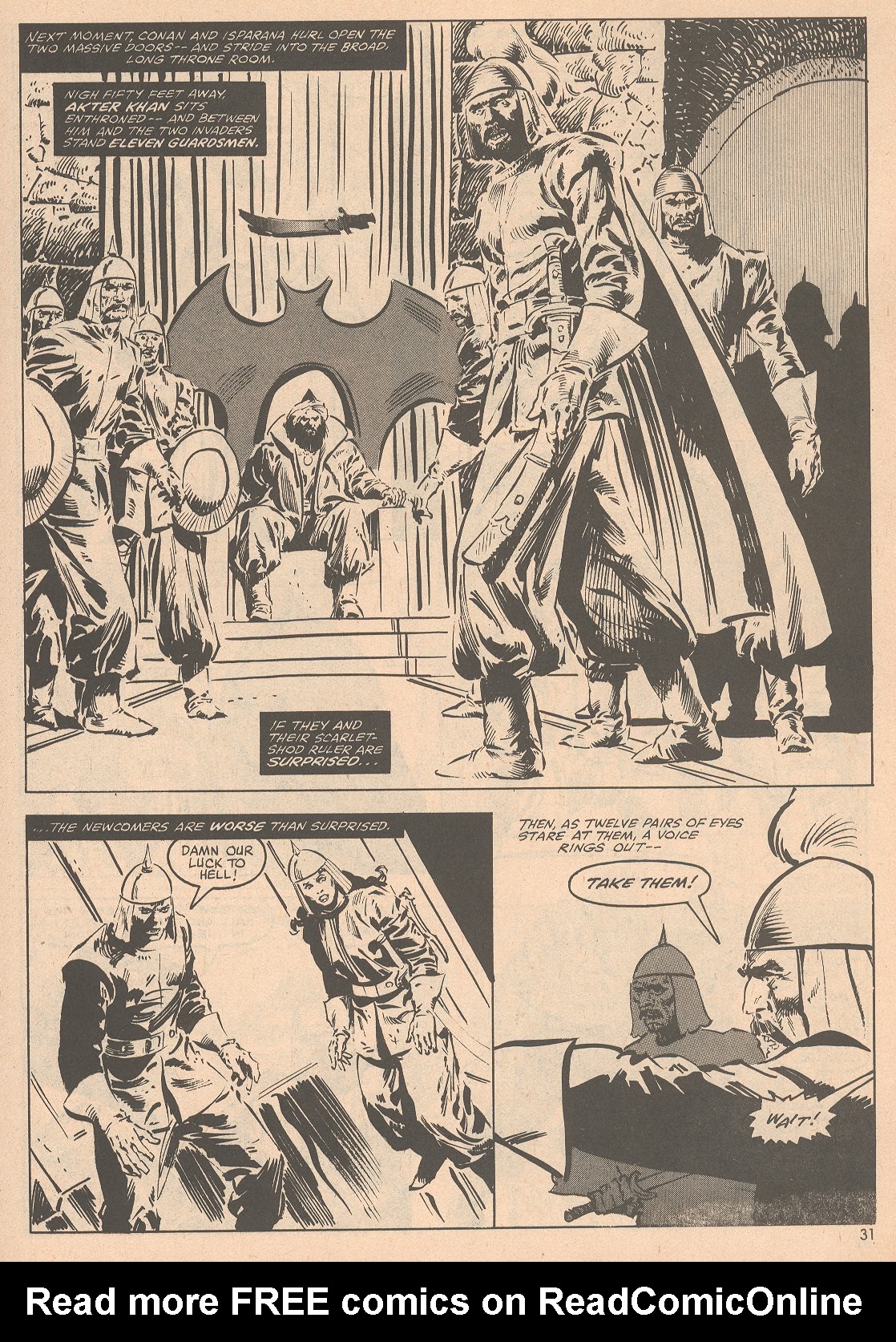 Read online The Savage Sword Of Conan comic -  Issue #58 - 32