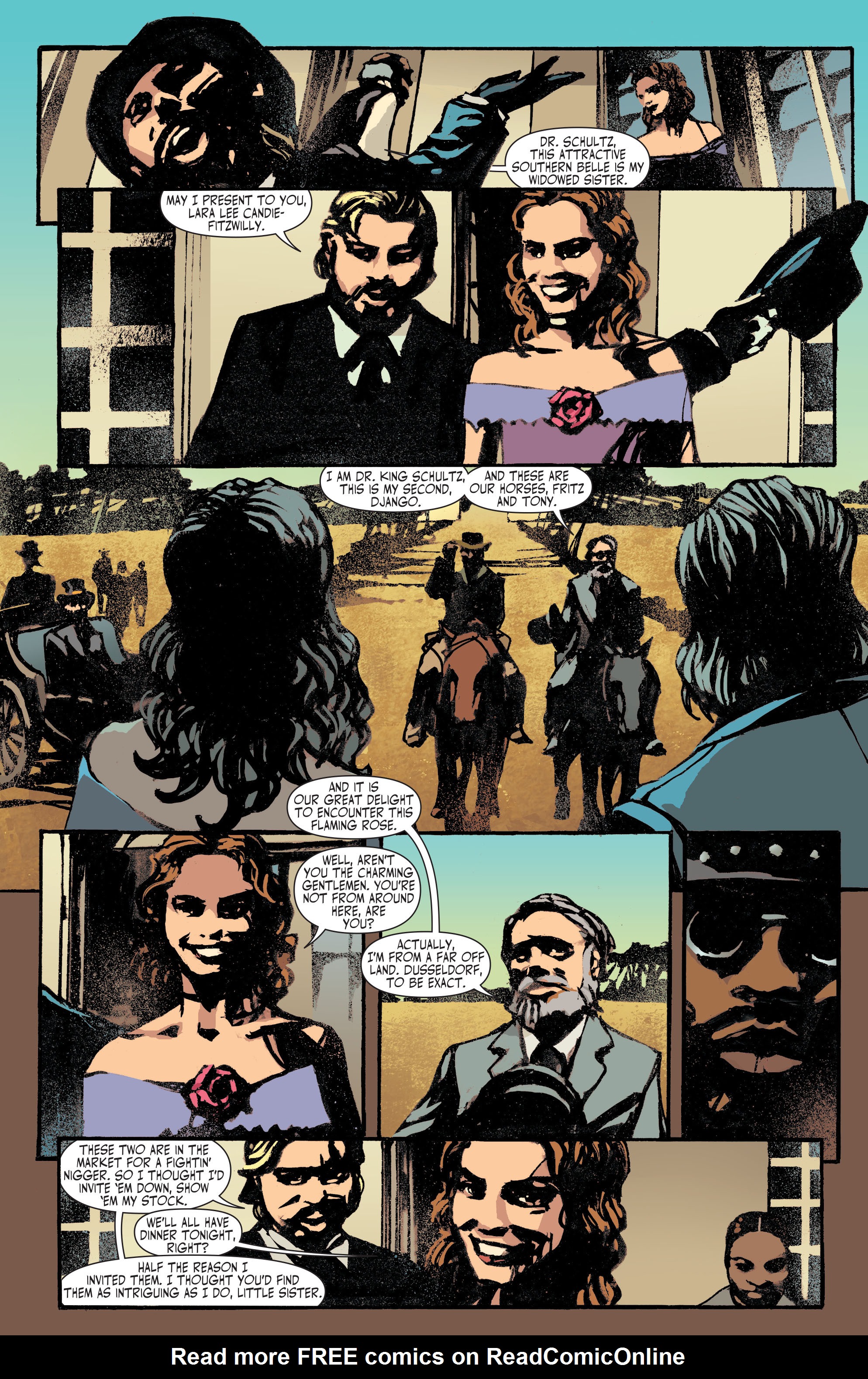 Read online Django Unchained comic -  Issue #5 - 9