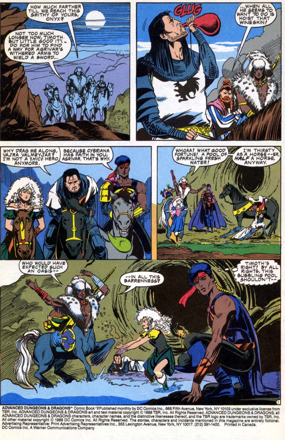 Read online Advanced Dungeons & Dragons comic -  Issue #2 - 2