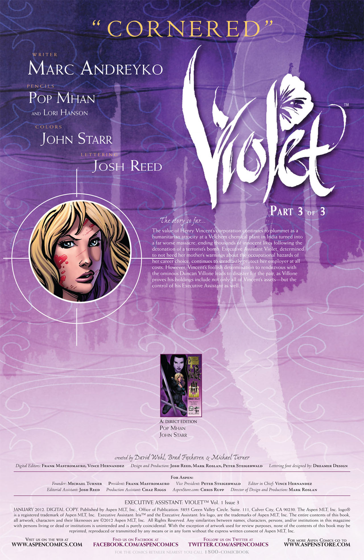 Read online Executive Assistant: Violet comic -  Issue #3 - 2