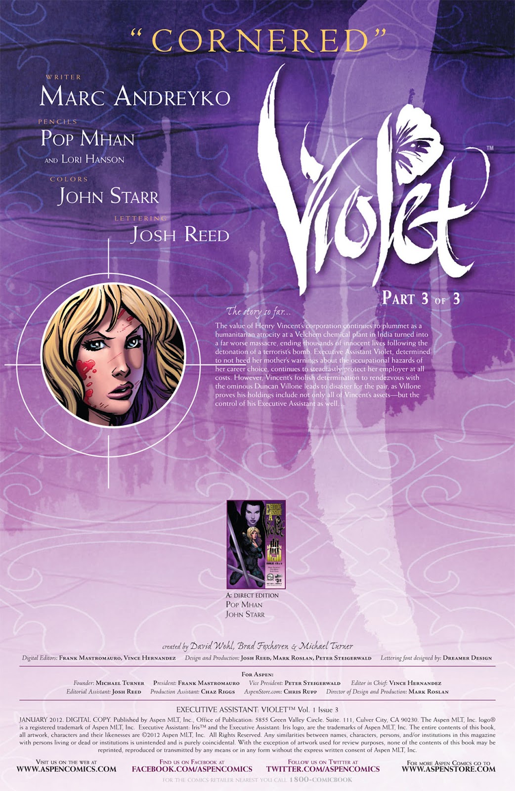 Executive Assistant: Violet issue 3 - Page 2