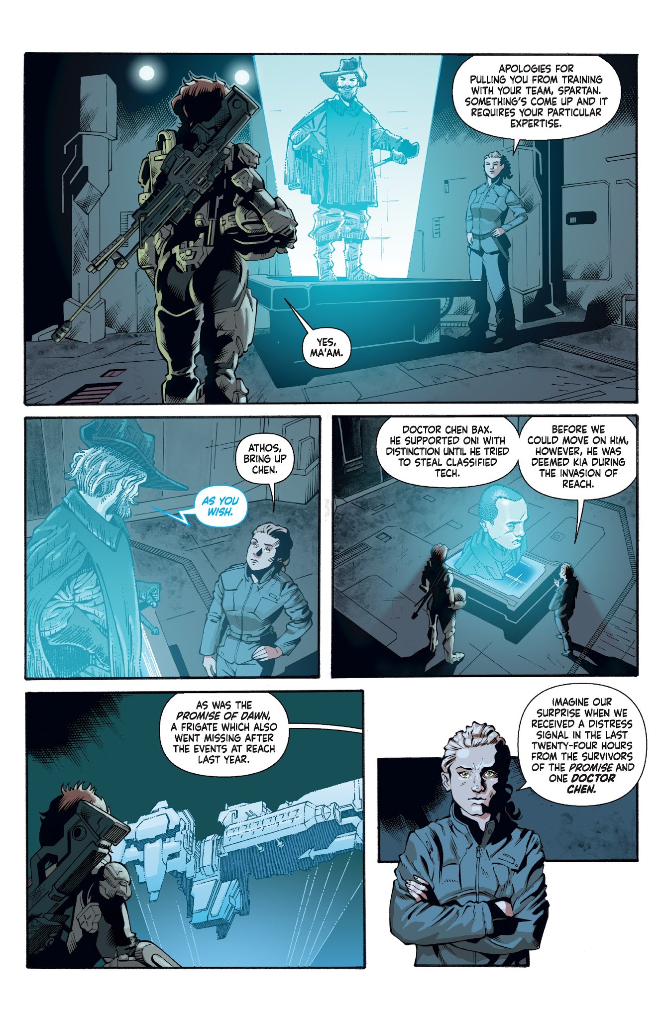 Read online Halo: Lone Wolf comic -  Issue #1 - 6