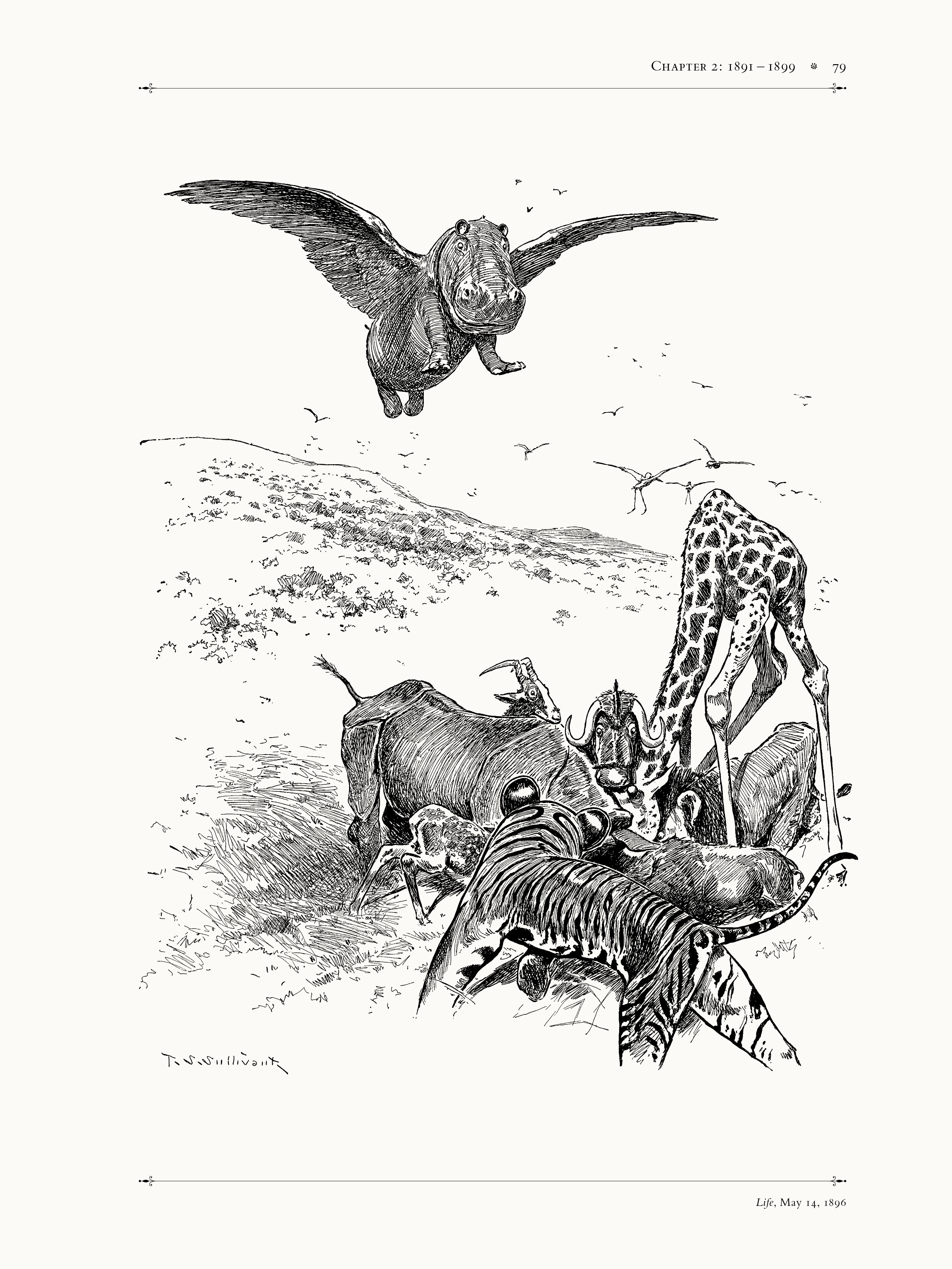 Read online A Cockeyed Menagerie: The Drawings of T.S. Sullivant comic -  Issue # TPB (Part 1) - 97