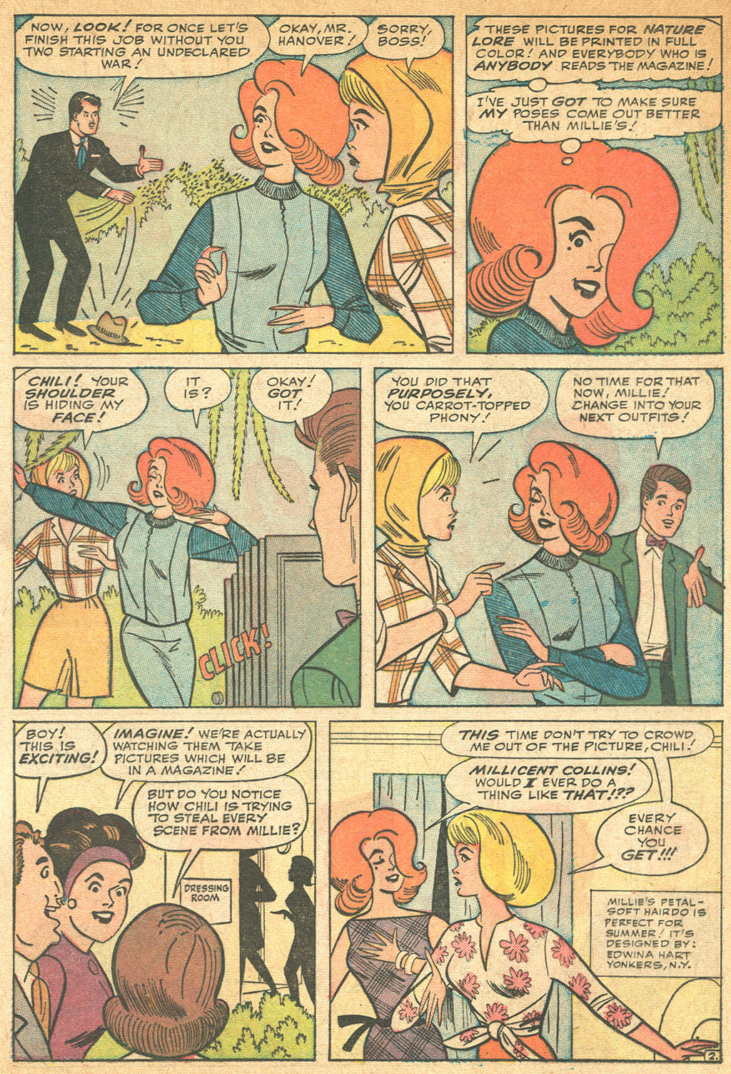 Read online Millie the Model comic -  Issue #116 - 21