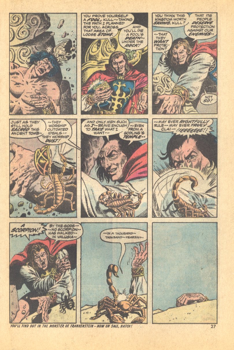 Read online Kull, the Conqueror (1971) comic -  Issue #9 - 20