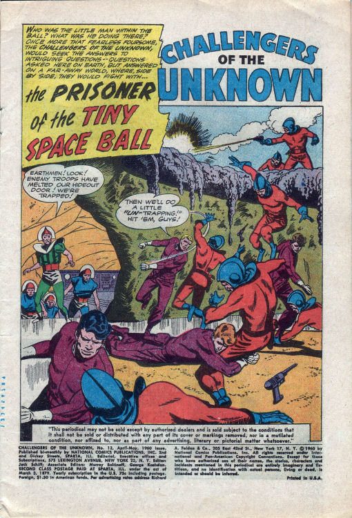 Challengers of the Unknown (1958) Issue #13 #13 - English 3
