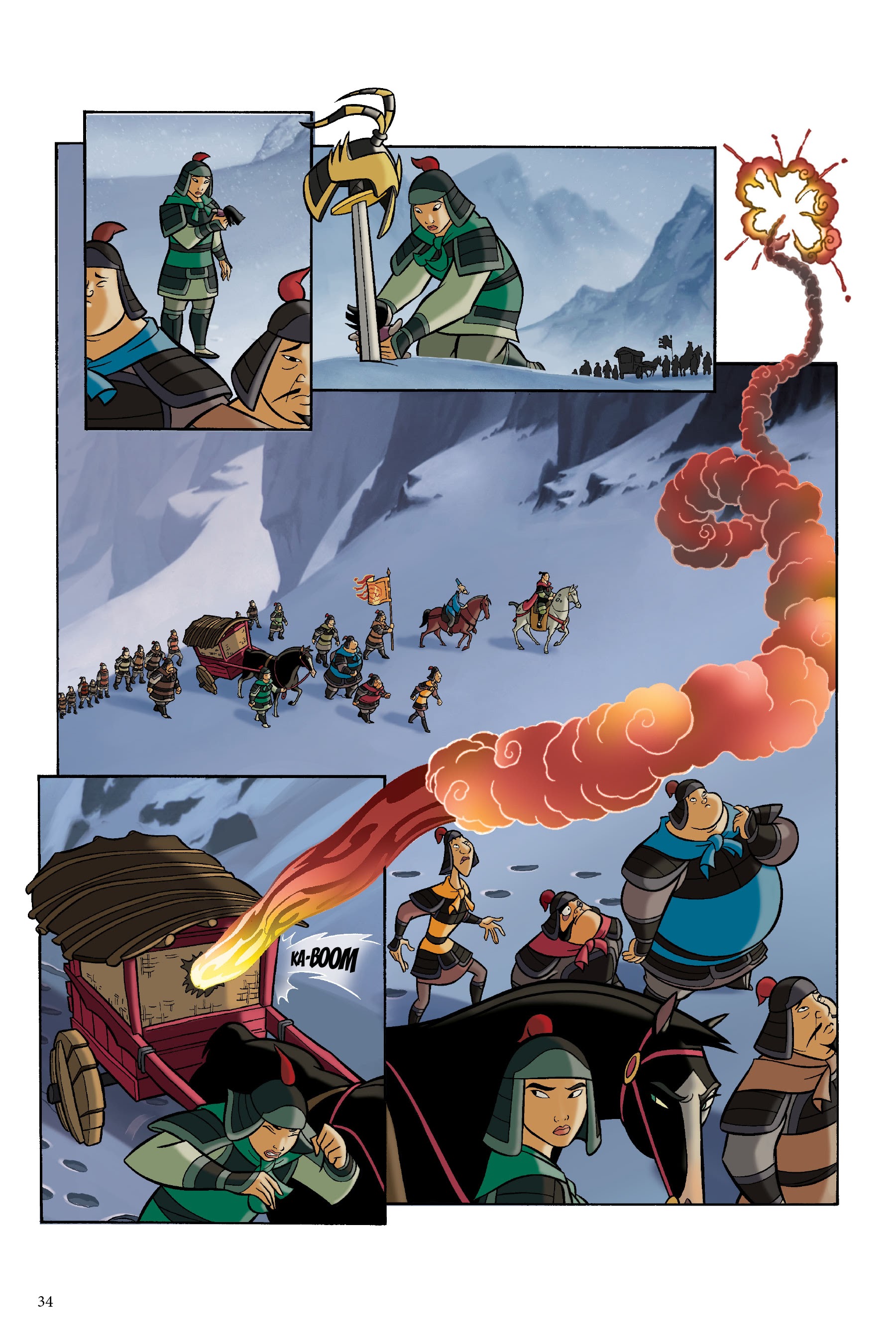 Read online Disney Mulan: The Story of the Movie in Comics comic -  Issue # TPB - 34