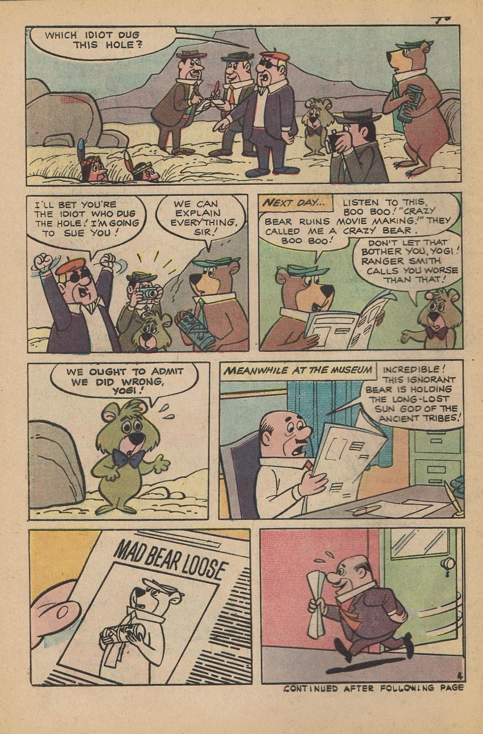 Read online Yogi Bear (1970) comic -  Issue #6 - 6