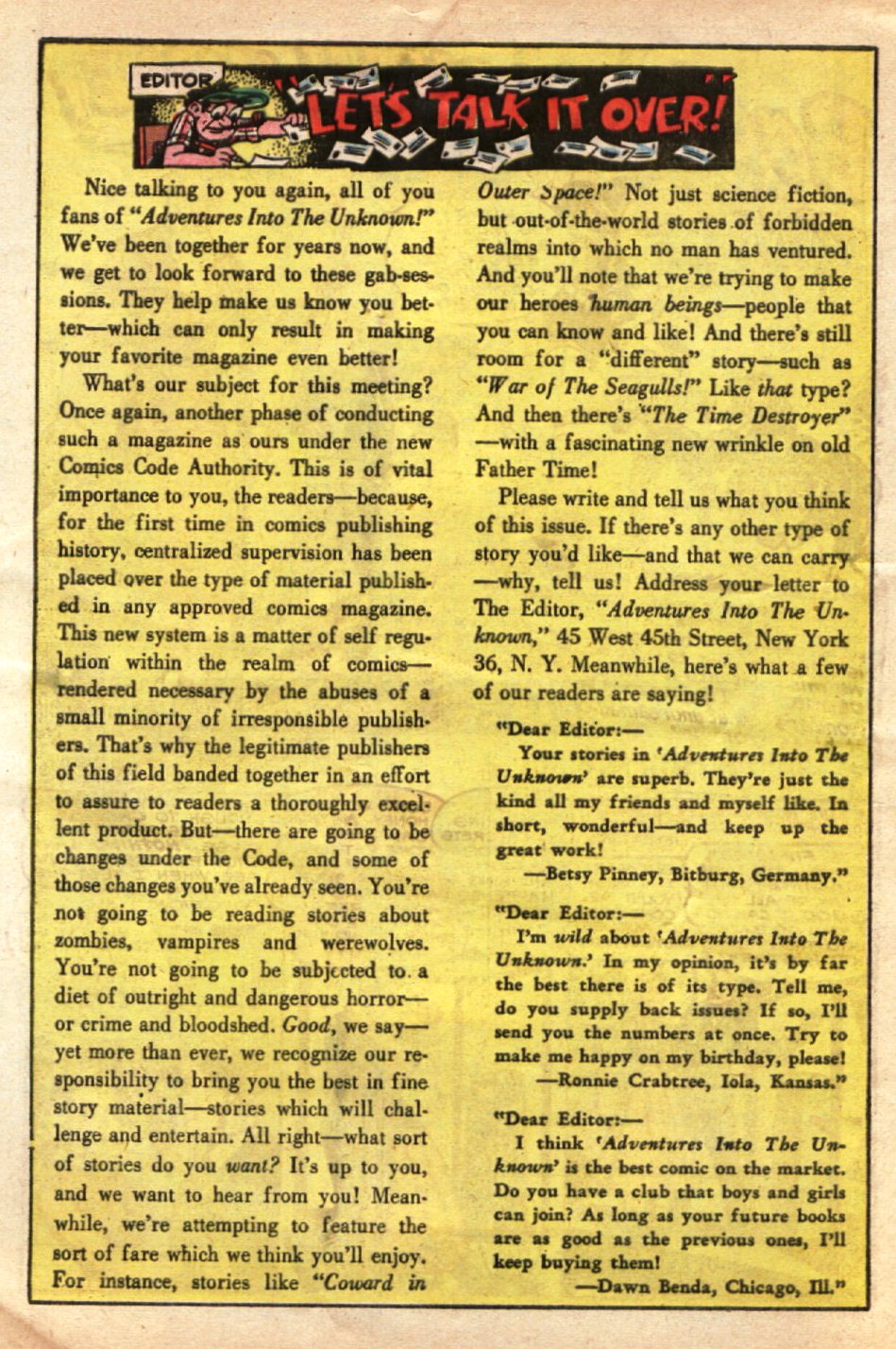 Read online Adventures Into The Unknown comic -  Issue #64 - 28