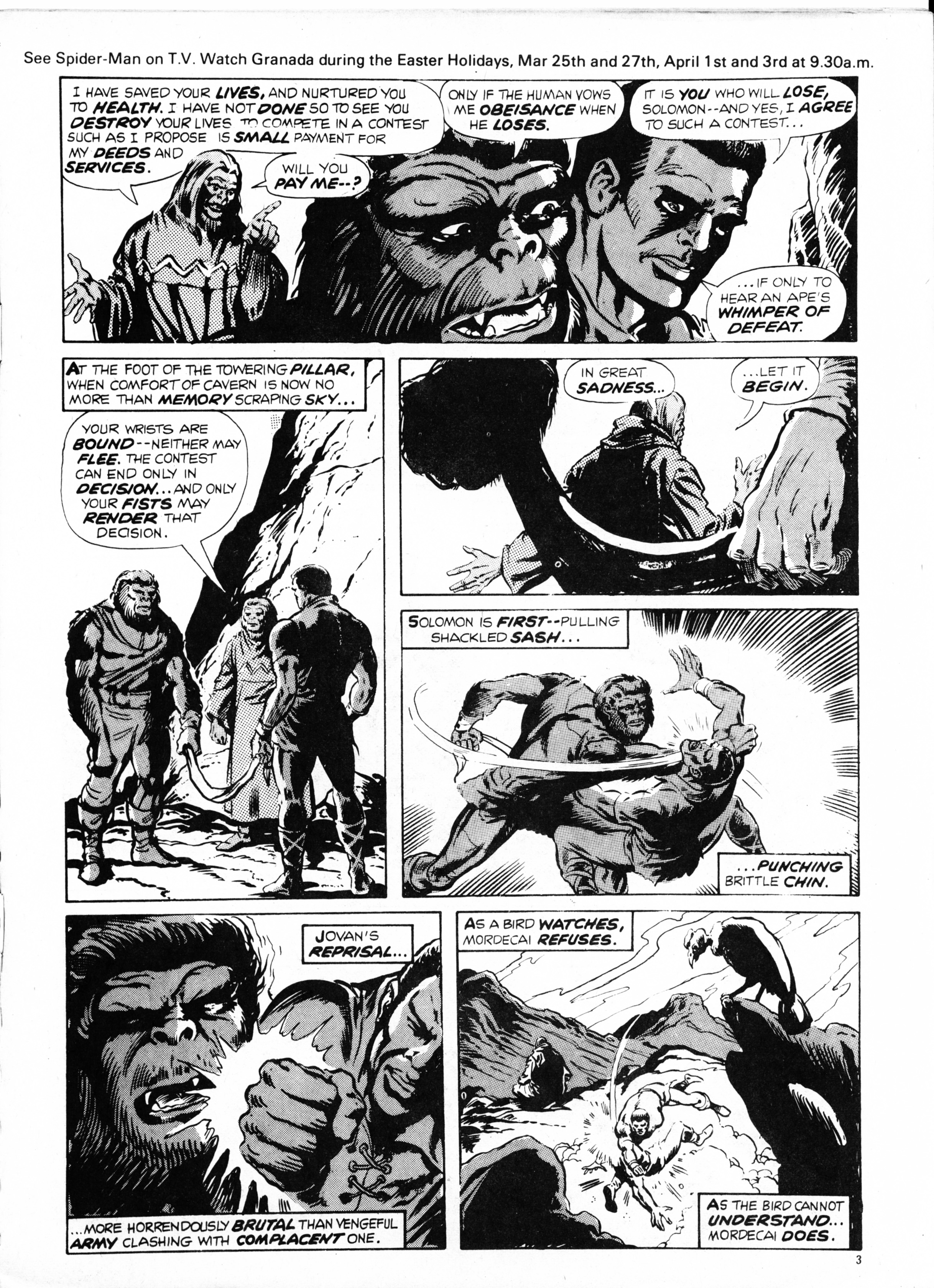 Read online Planet of the Apes (1974) comic -  Issue #22 - 3