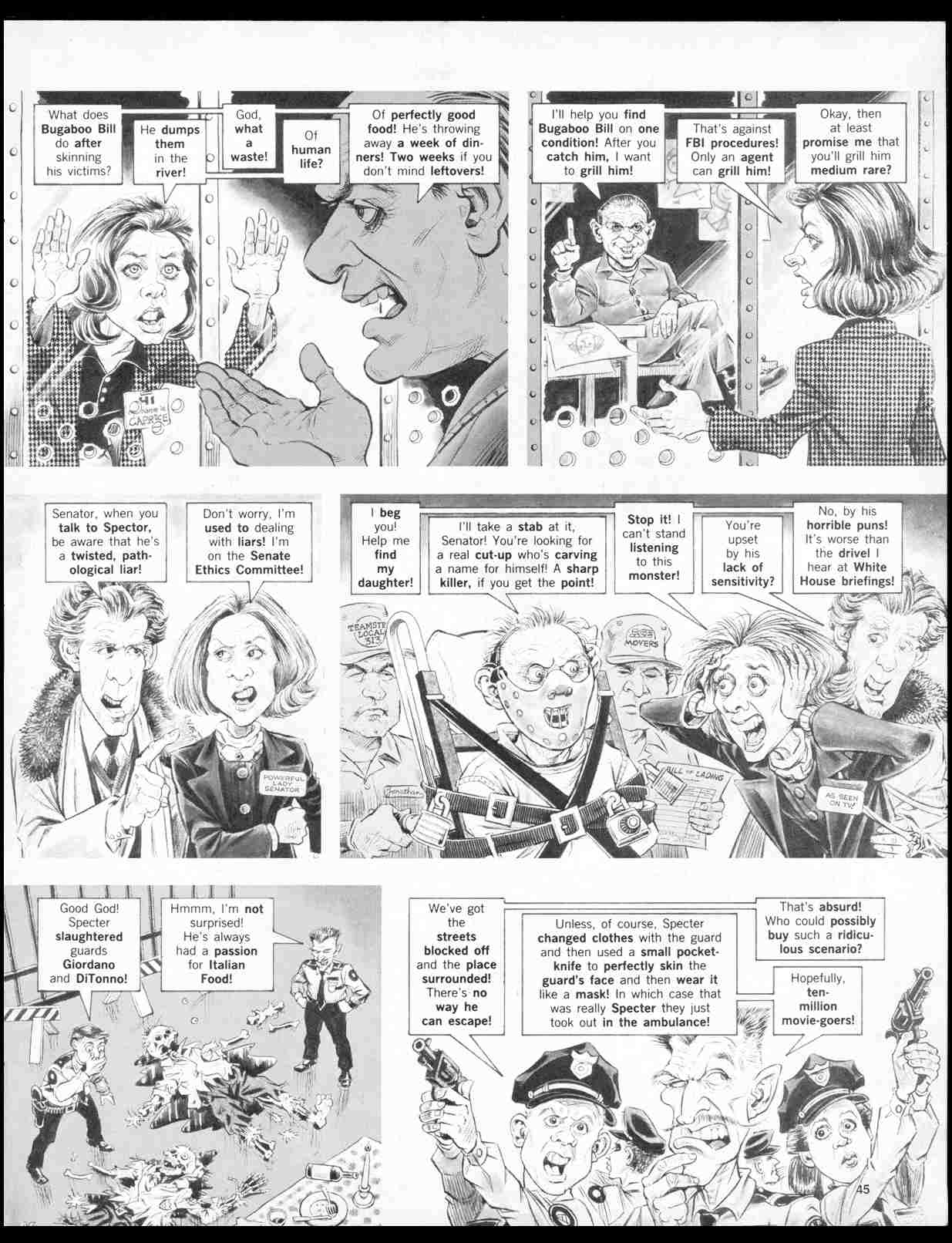 Read online MAD comic -  Issue #305 - 47