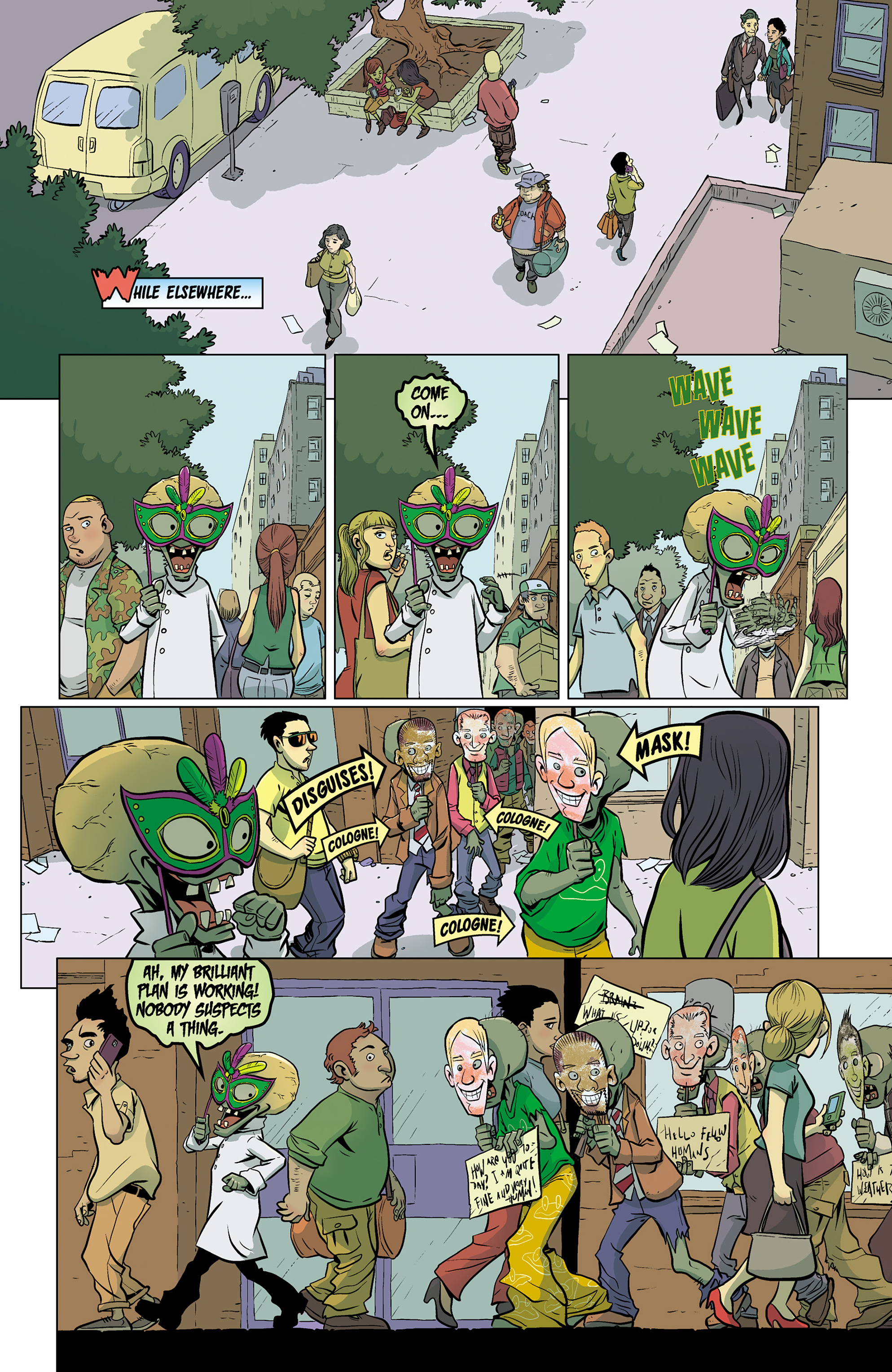 Read online Plants vs. Zombies: Grown Sweet Home comic -  Issue #5 - 12