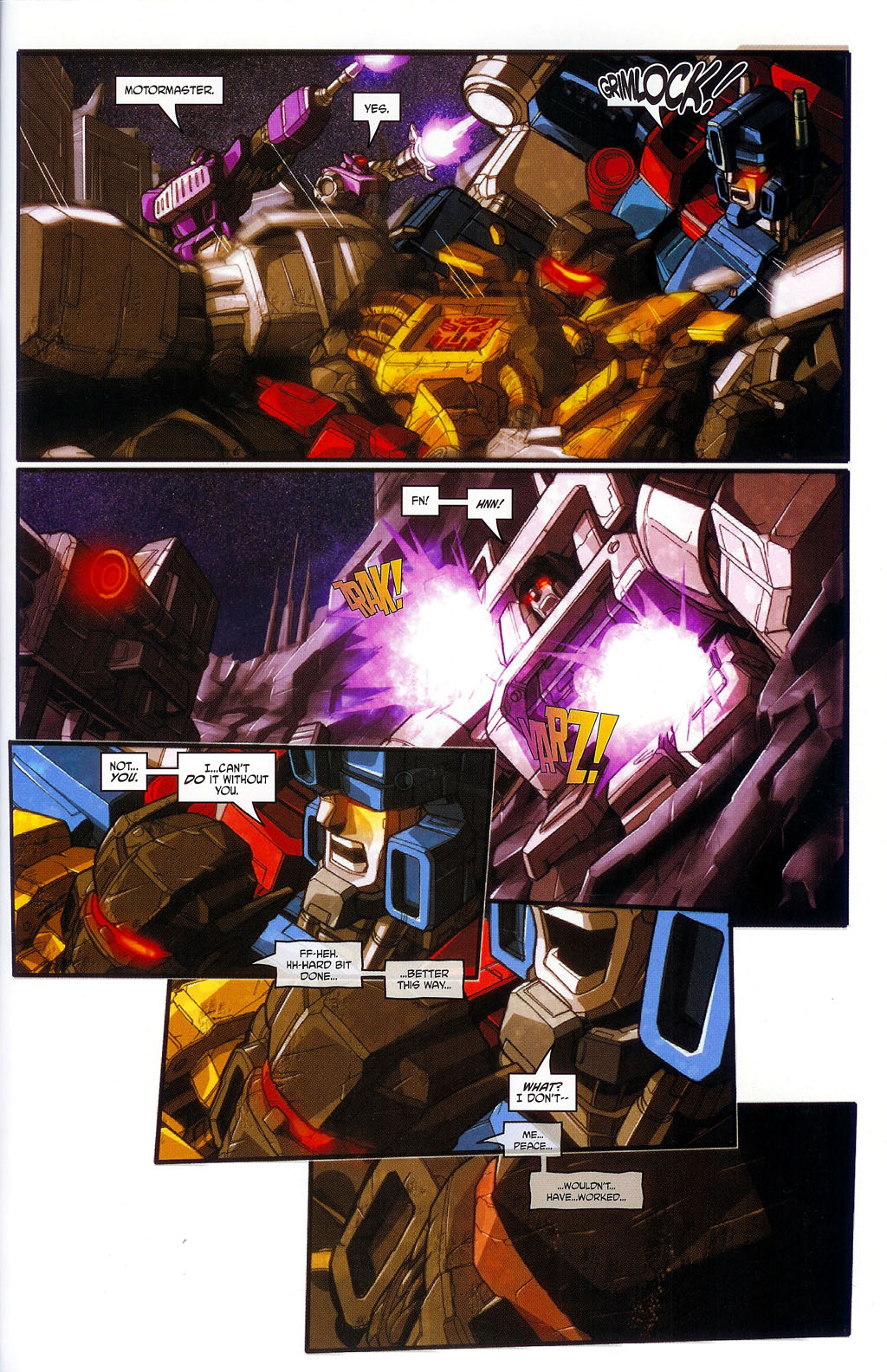 Read online Transformers War Within: "The Age of Wrath" comic -  Issue #1 - 24