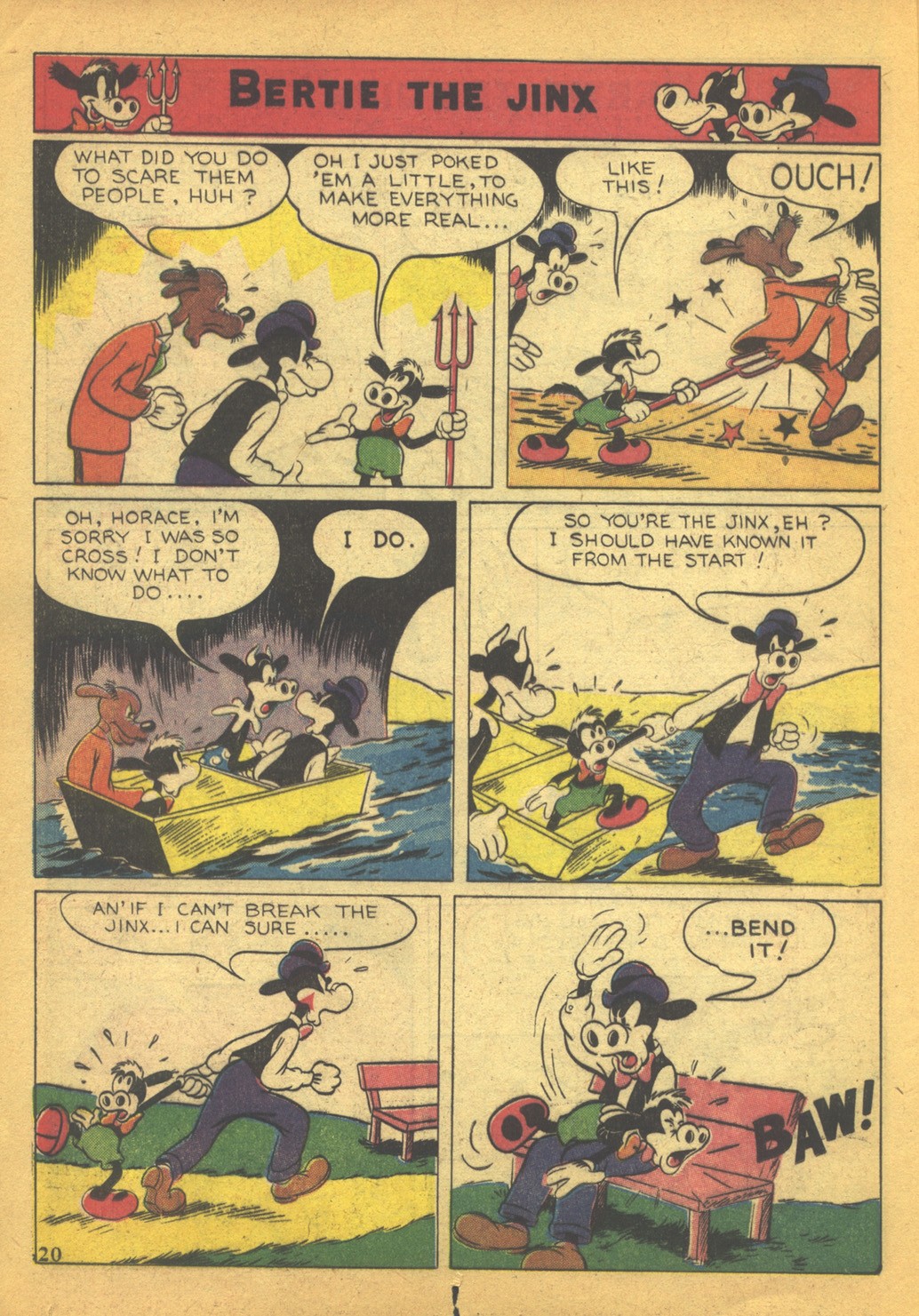 Read online Walt Disney's Comics and Stories comic -  Issue #37 - 22