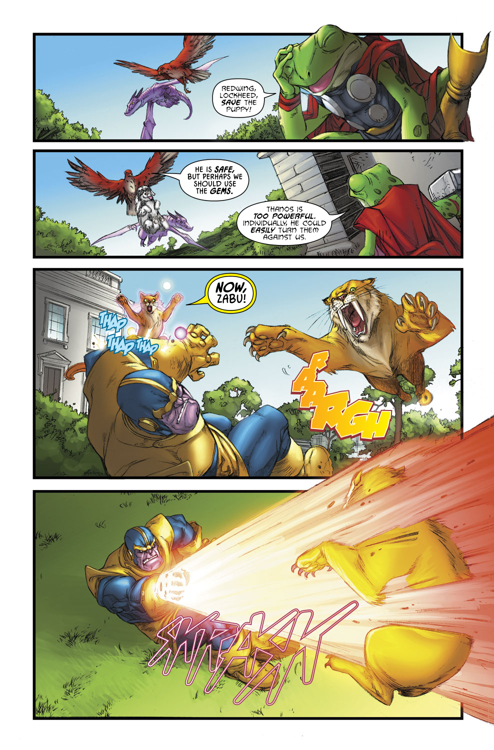 Read online Lockjaw and the Pet Avengers comic -  Issue #4 - 9