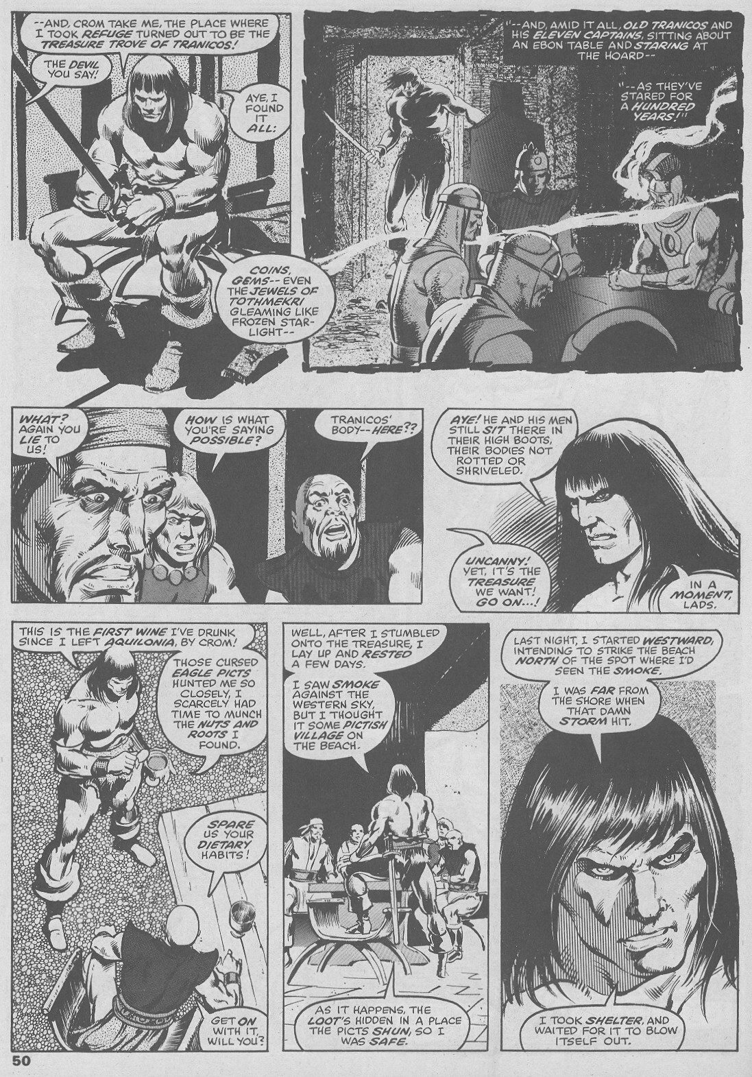 Read online The Savage Sword Of Conan comic -  Issue #47 - 50