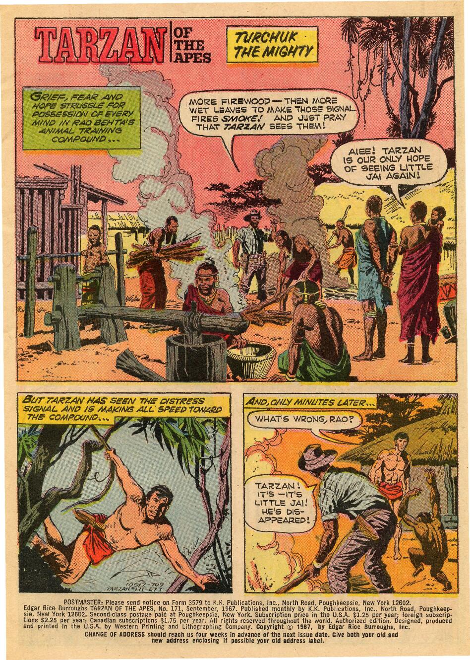 Read online Tarzan (1962) comic -  Issue #171 - 3