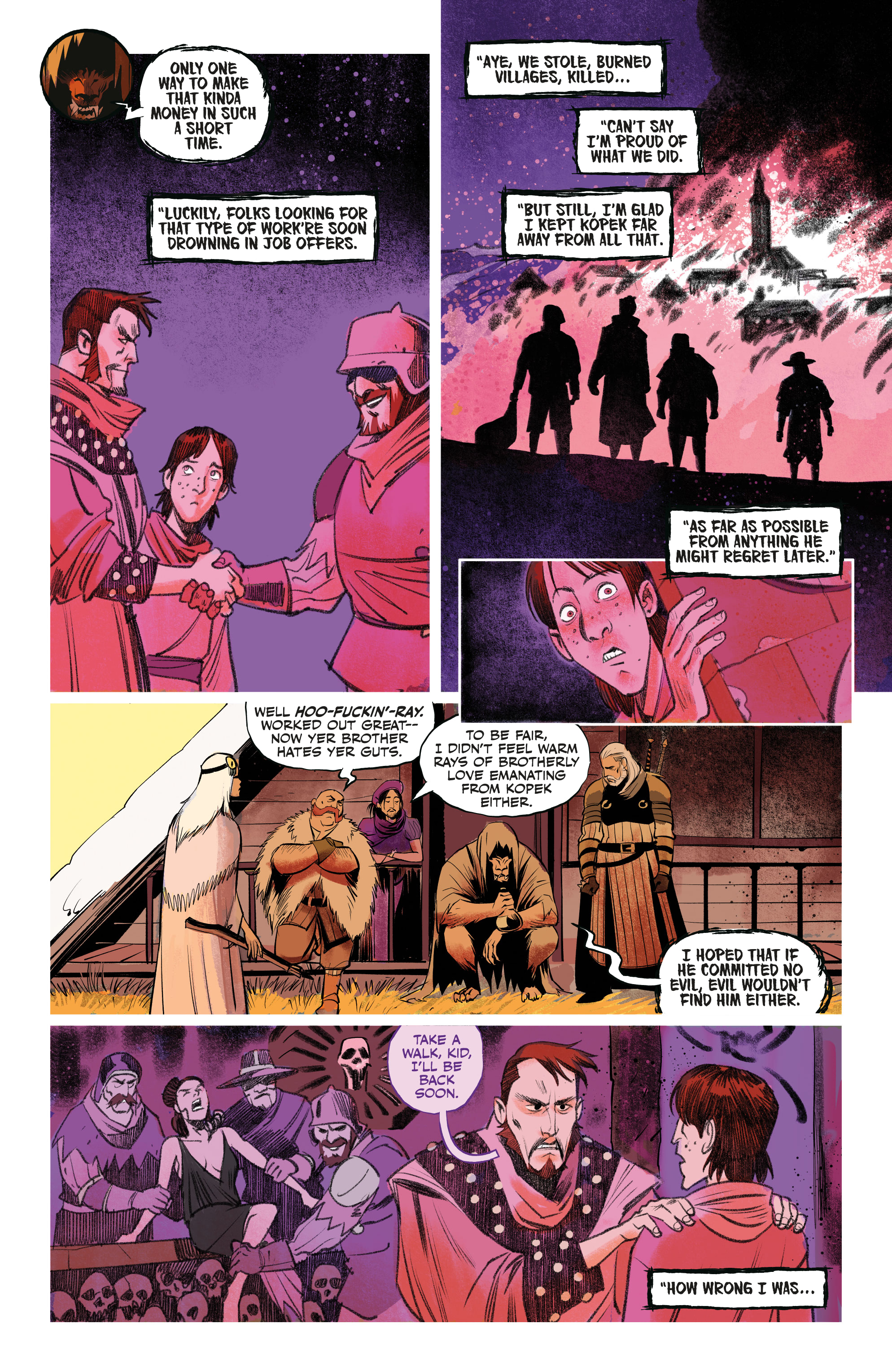 Read online The Witcher: The Ballad of Two Wolves comic -  Issue #4 - 4