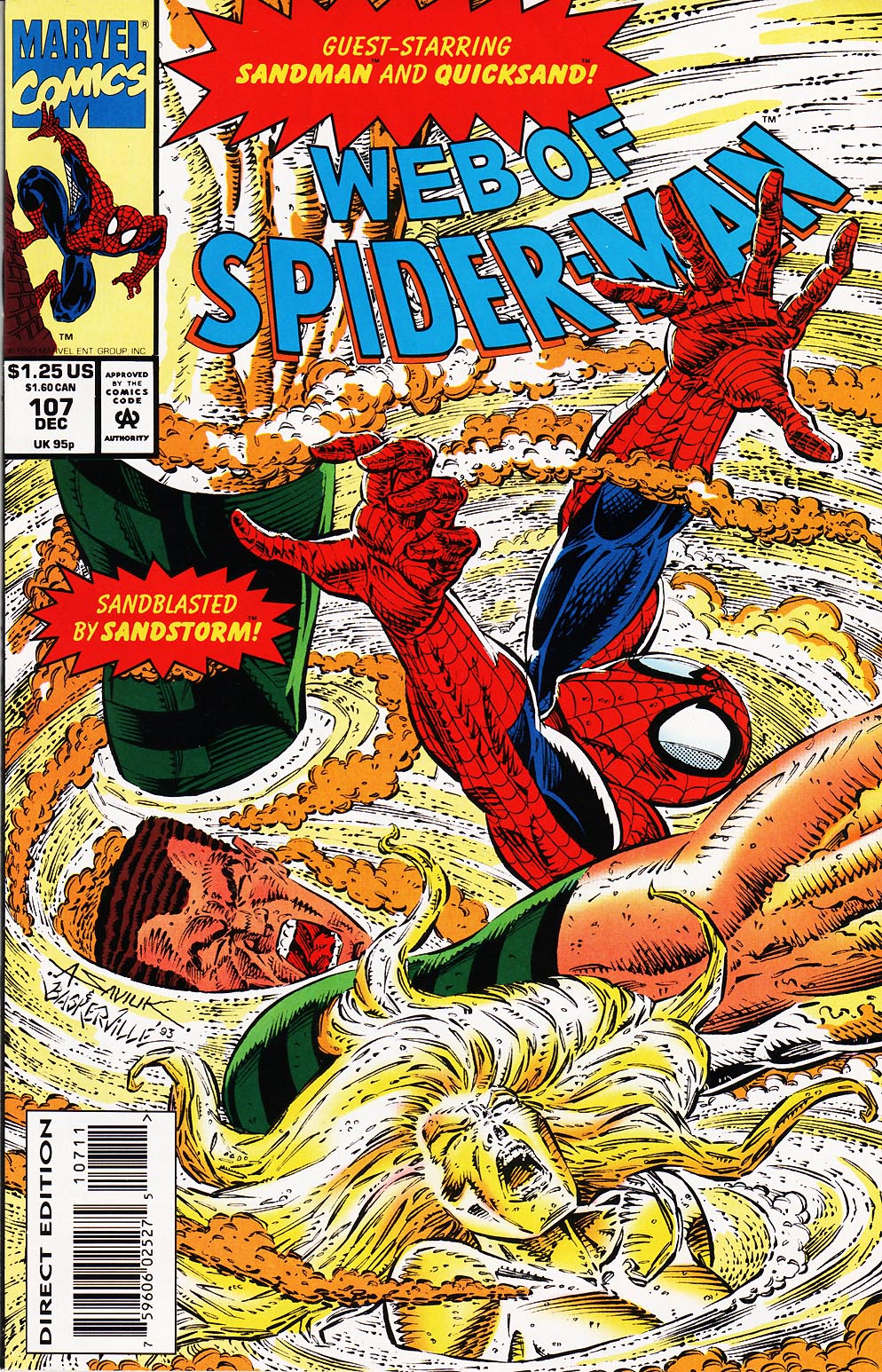 Read online Web of Spider-Man (1985) comic -  Issue #107 - 1