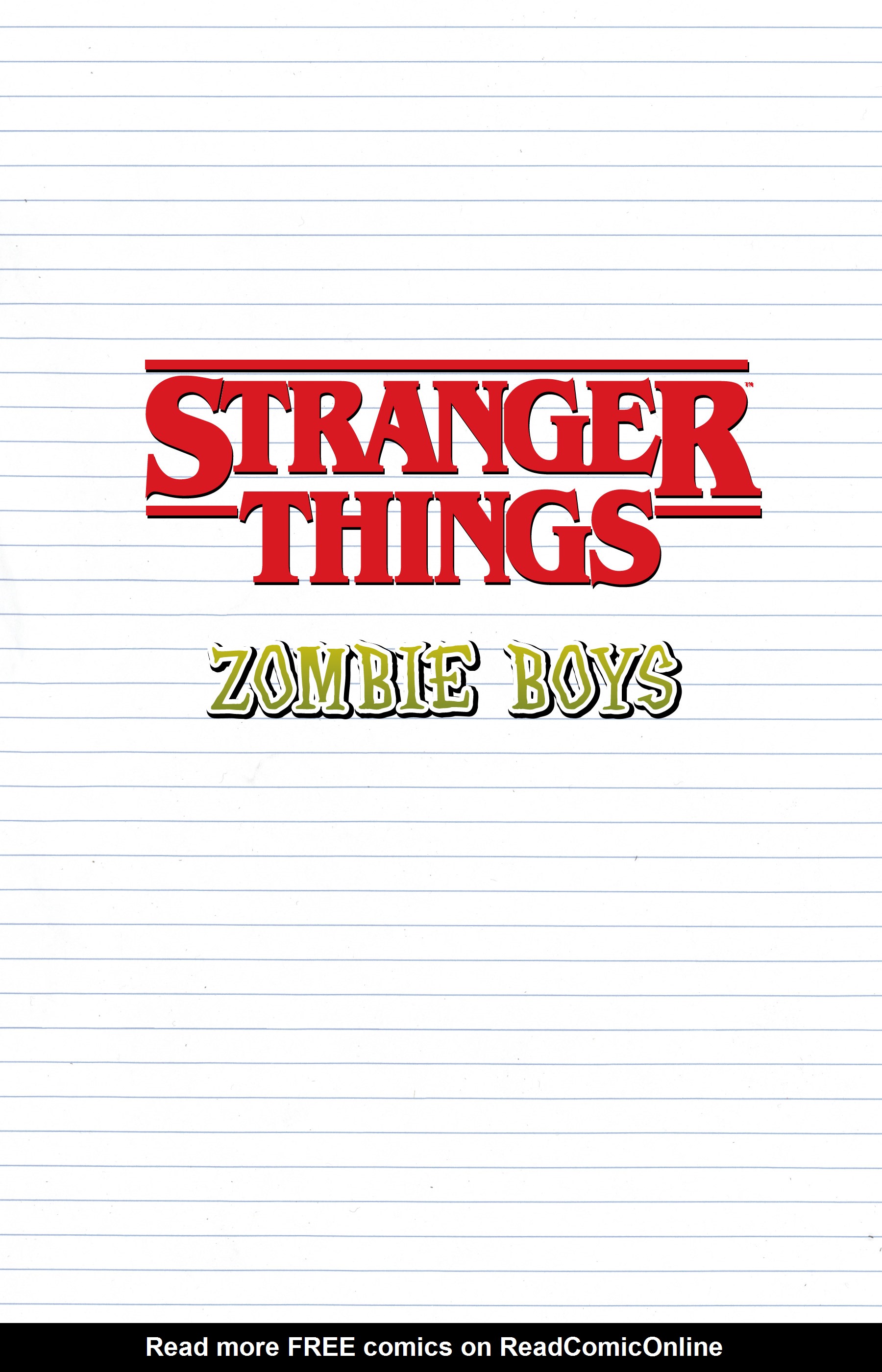 Read online Stranger Things: Zombie Boys comic -  Issue # TPB - 2