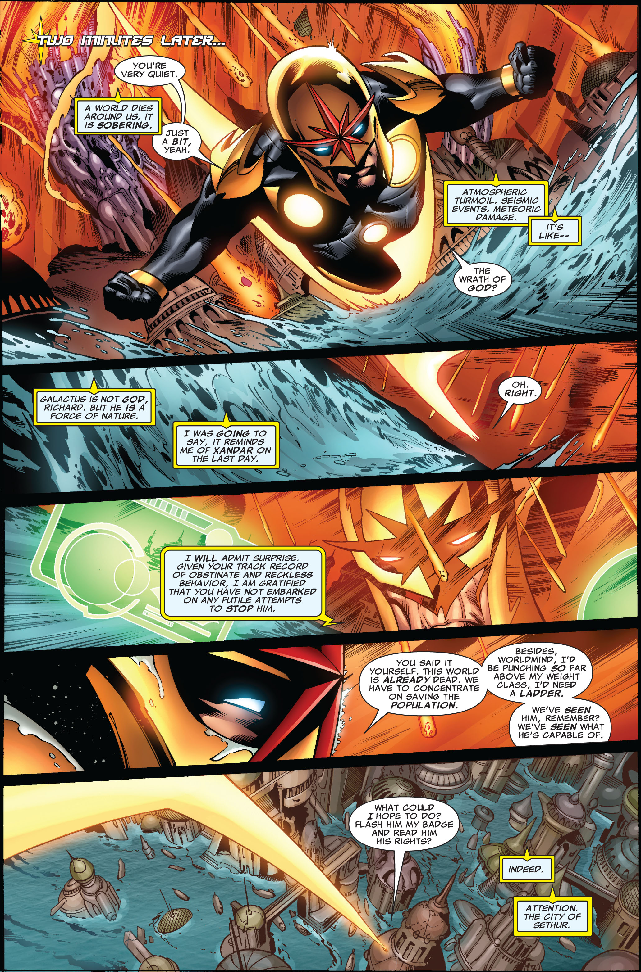 Read online Nova (2007) comic -  Issue #13 - 11
