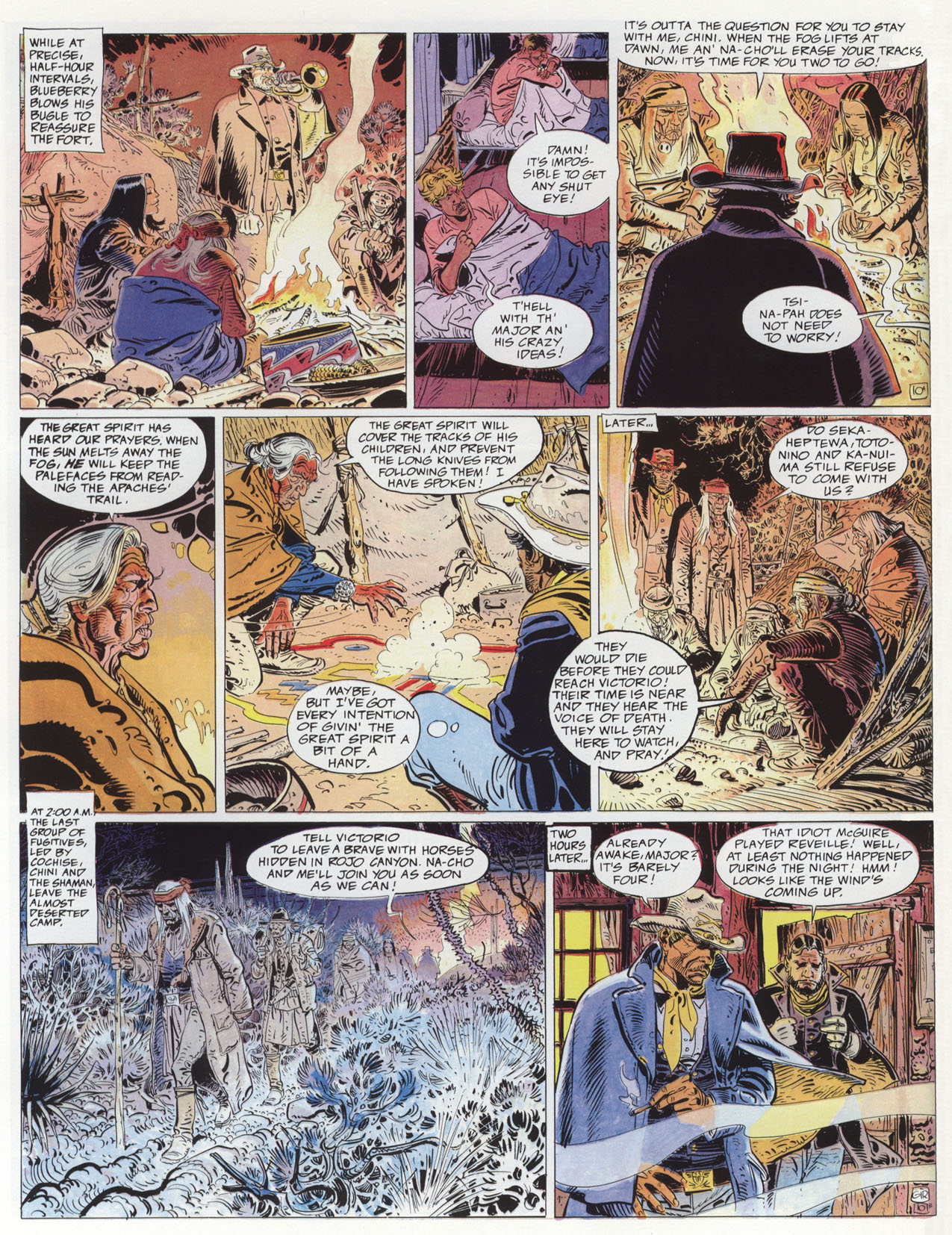 Read online Epic Graphic Novel: Blueberry comic -  Issue #4 - 62