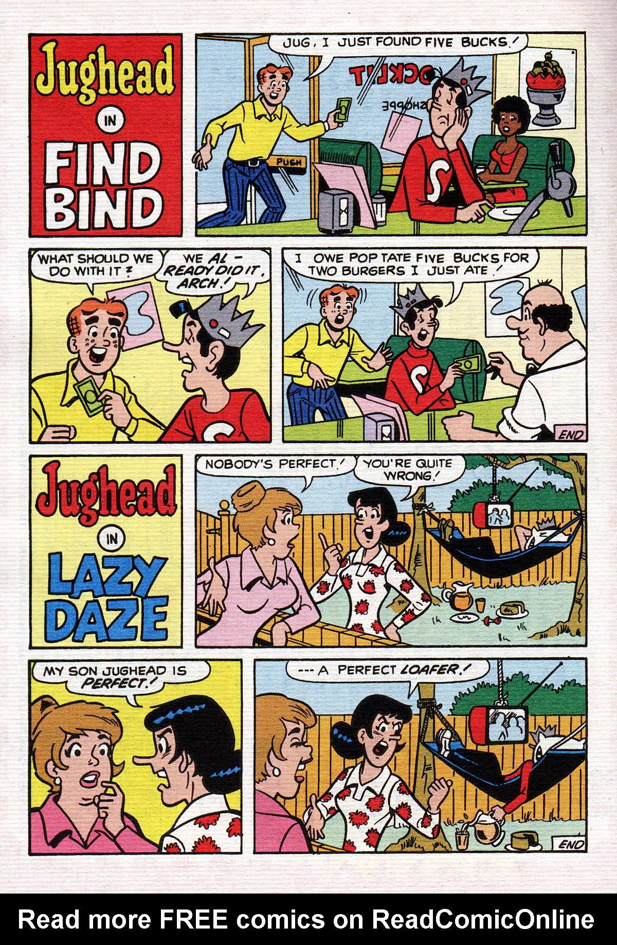 Read online Jughead's Double Digest Magazine comic -  Issue #106 - 150