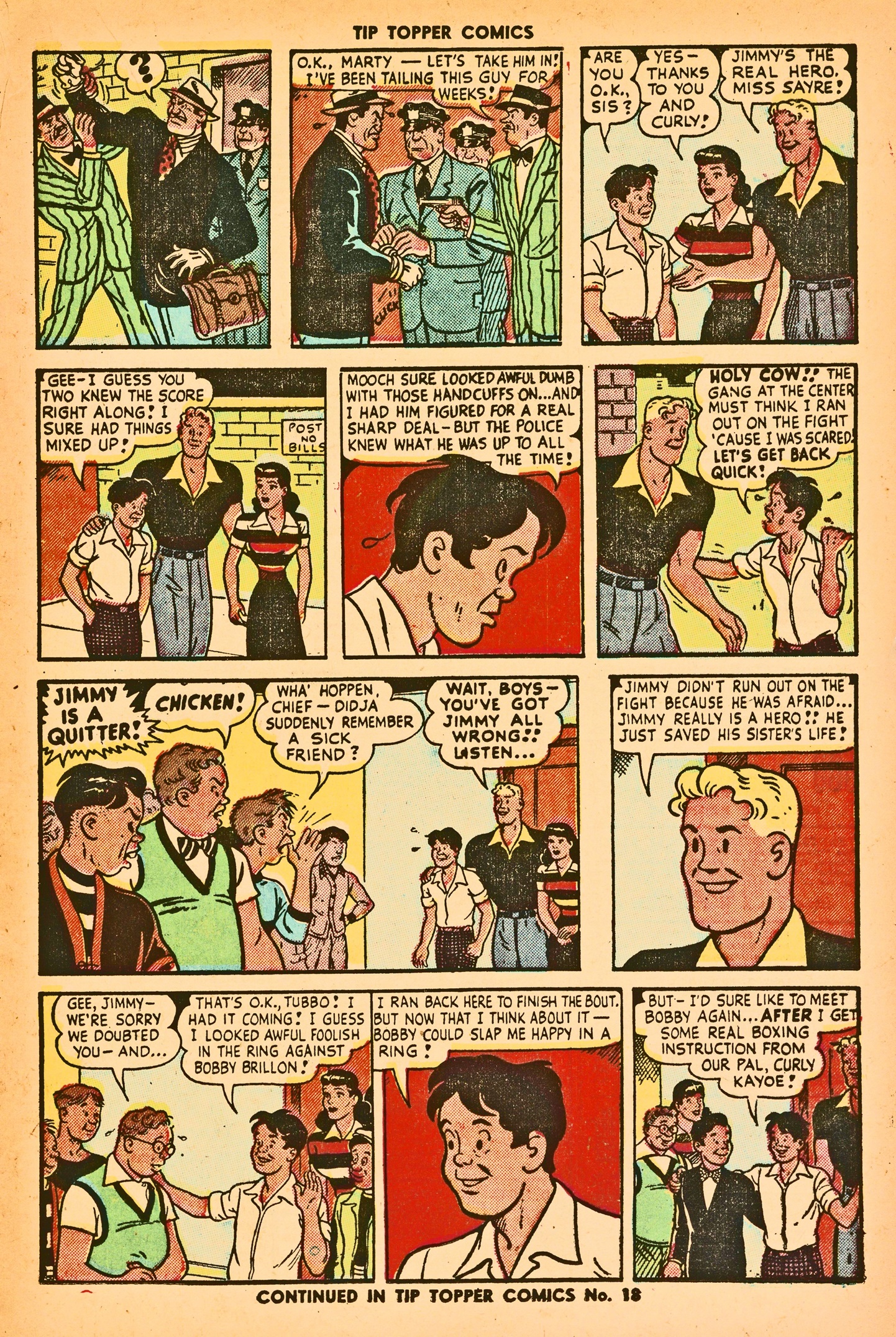 Read online Tip Topper Comics comic -  Issue #17 - 17