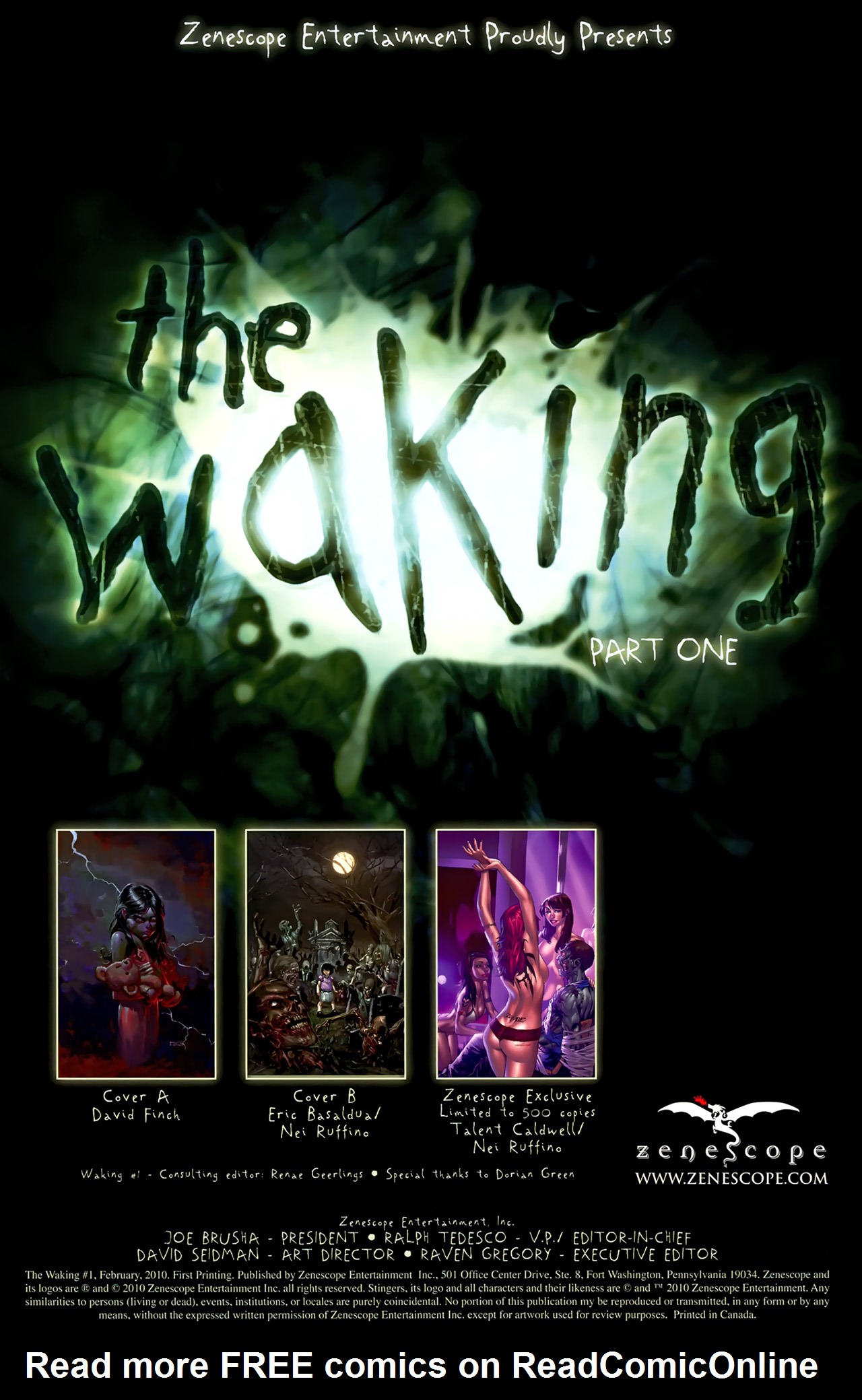 Read online The Waking comic -  Issue #1 - 2