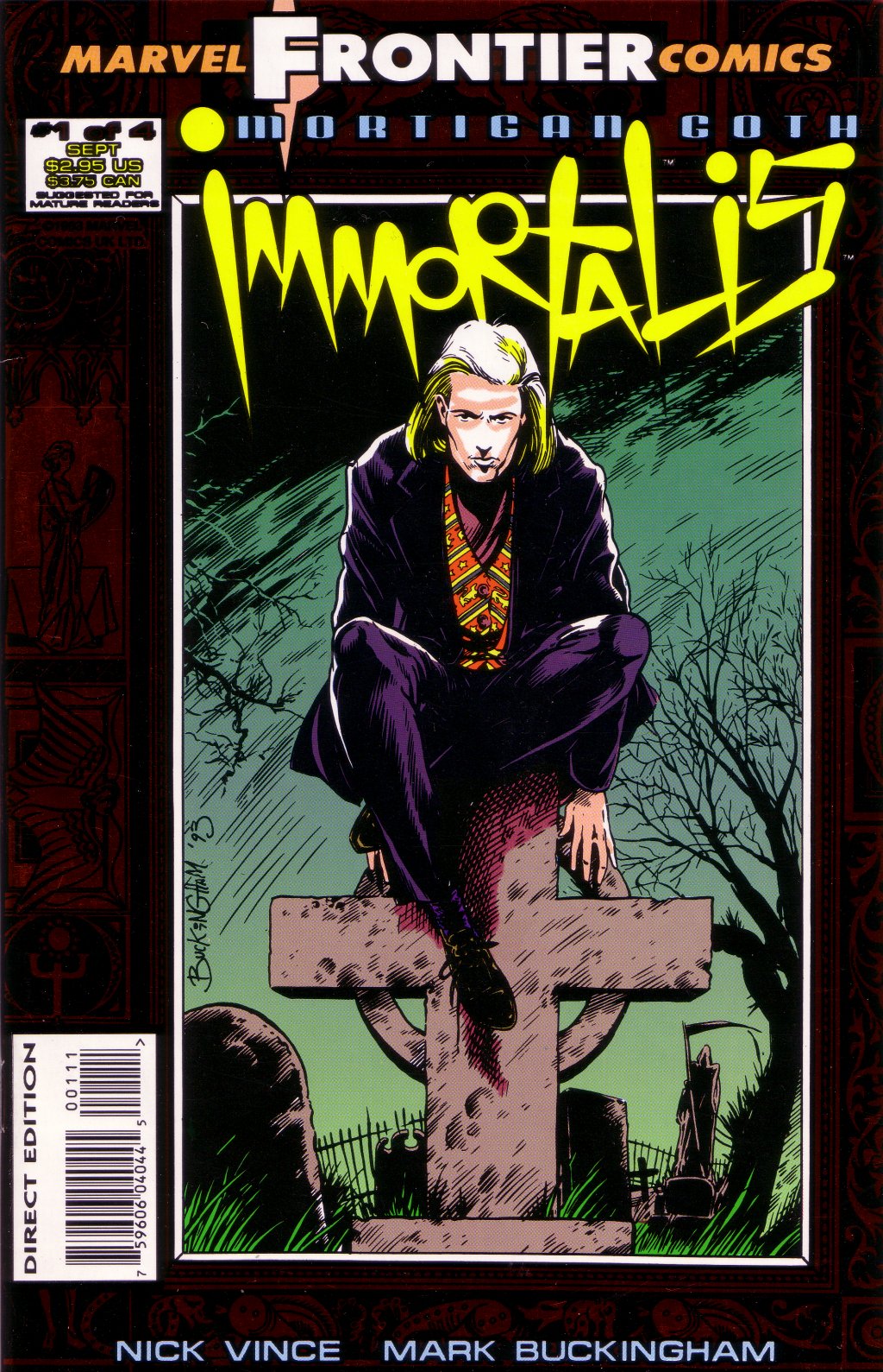Read online Mortigan Goth: Immortalis comic -  Issue #1 - 1