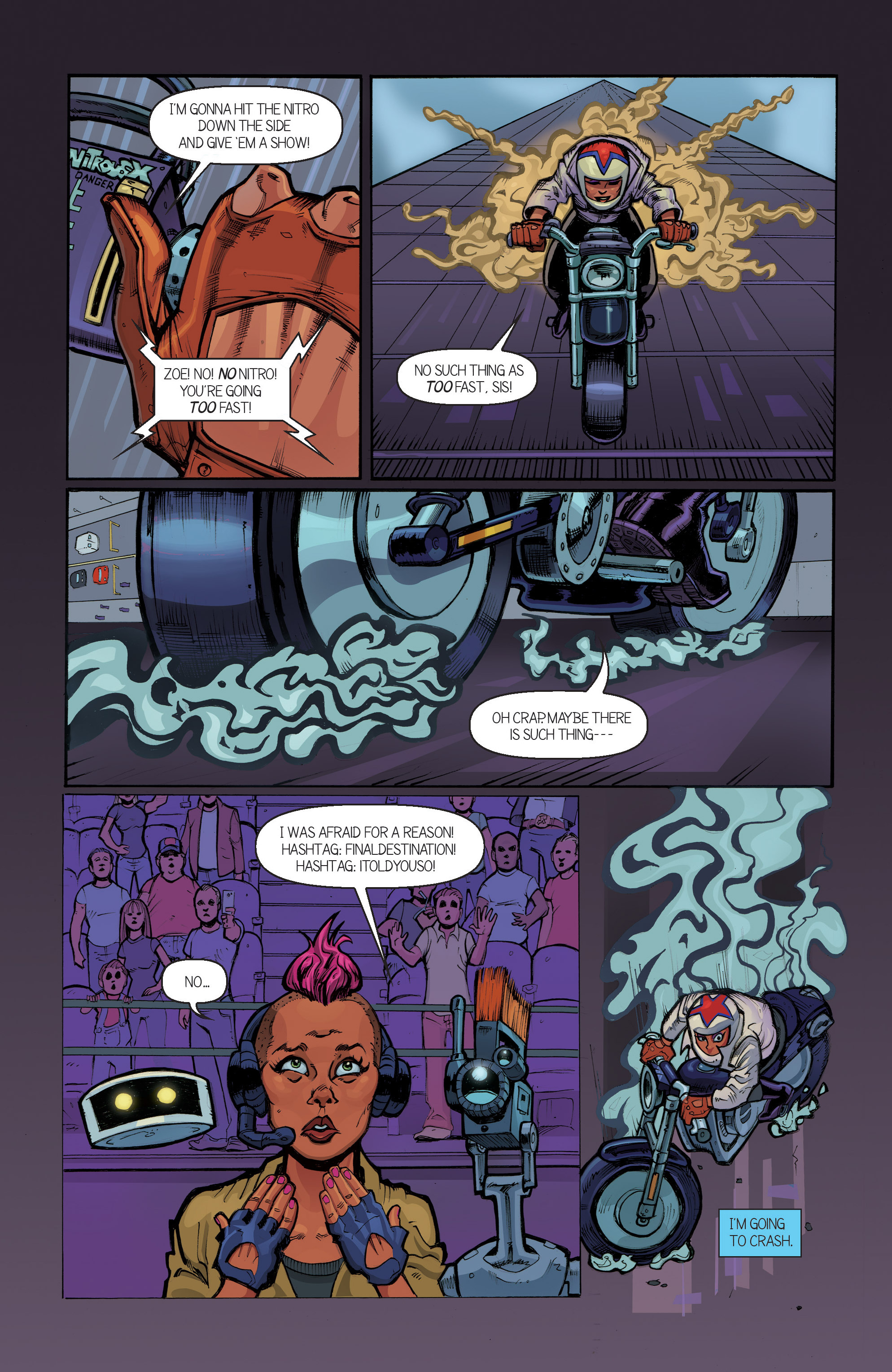Read online Zoe Dare Versus The Disasteroid comic -  Issue #1 - 8