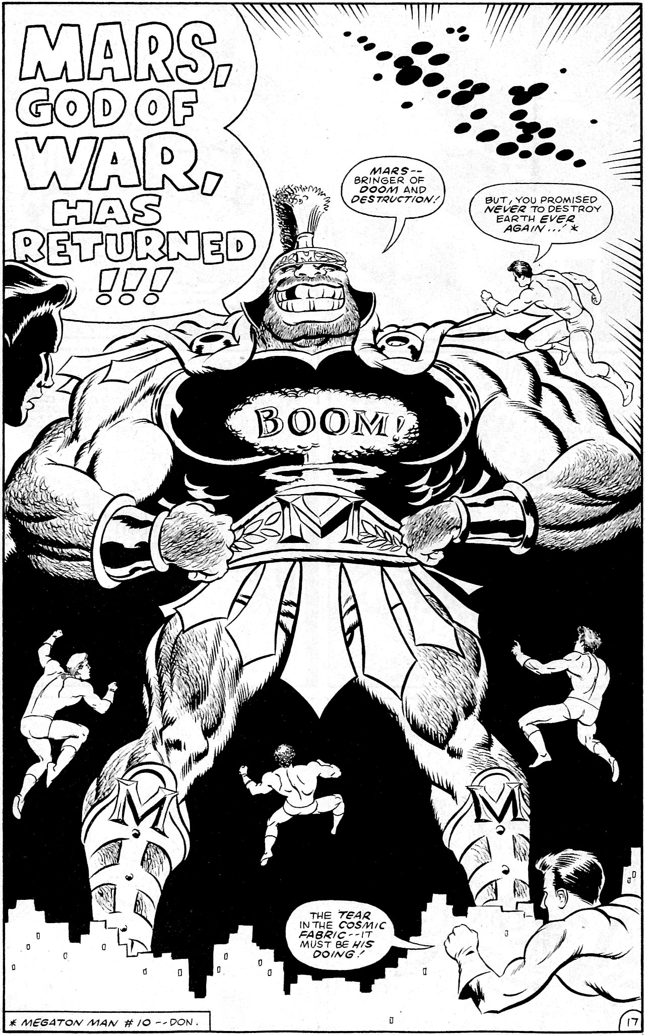 Read online Megaton Man Meets The Uncatergorizable X-Them comic -  Issue # Full - 19