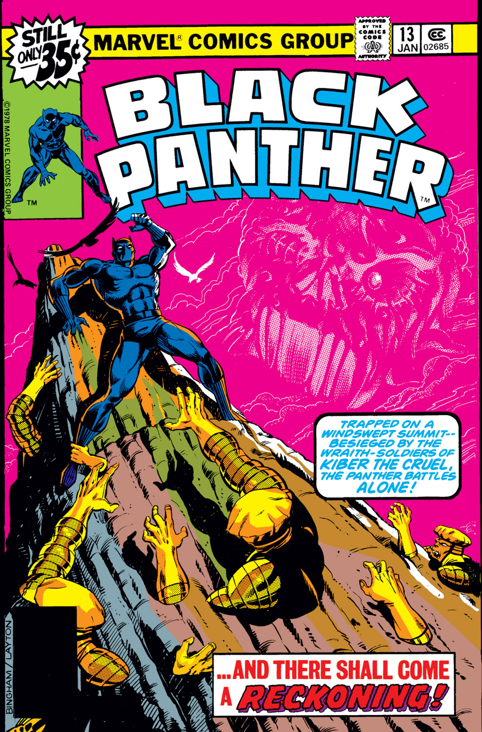 Read online Black Panther (1977) comic -  Issue #13 - 1