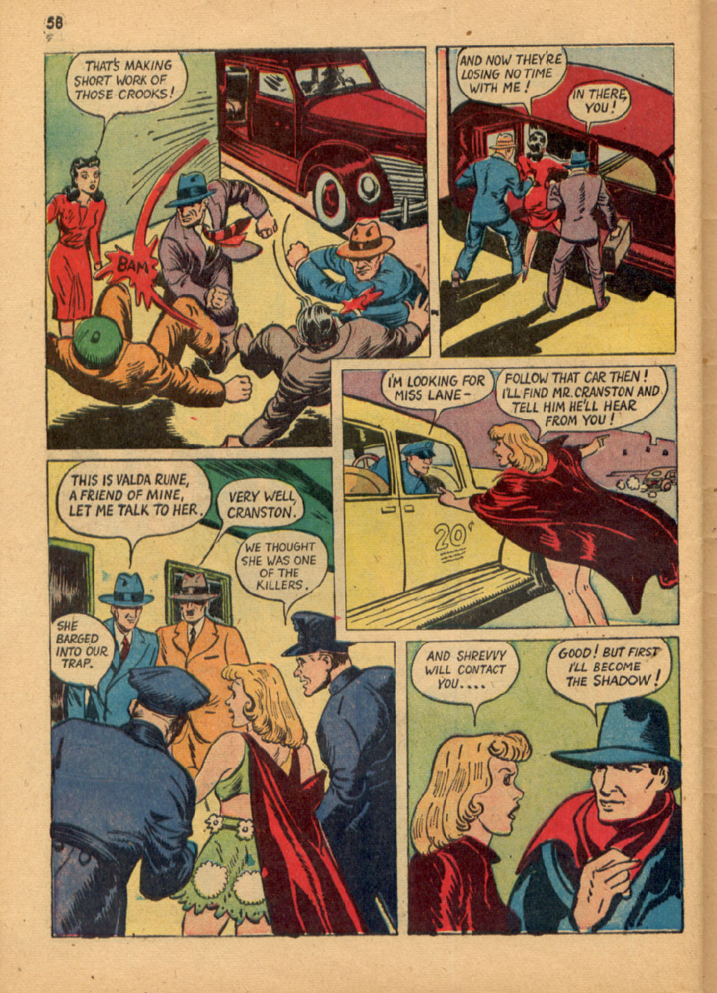 Read online Shadow Comics comic -  Issue #31 - 58