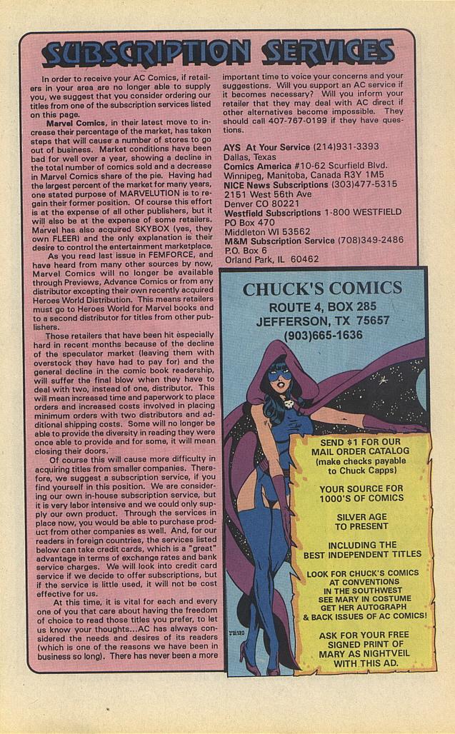 Read online Femforce comic -  Issue #82 - 24