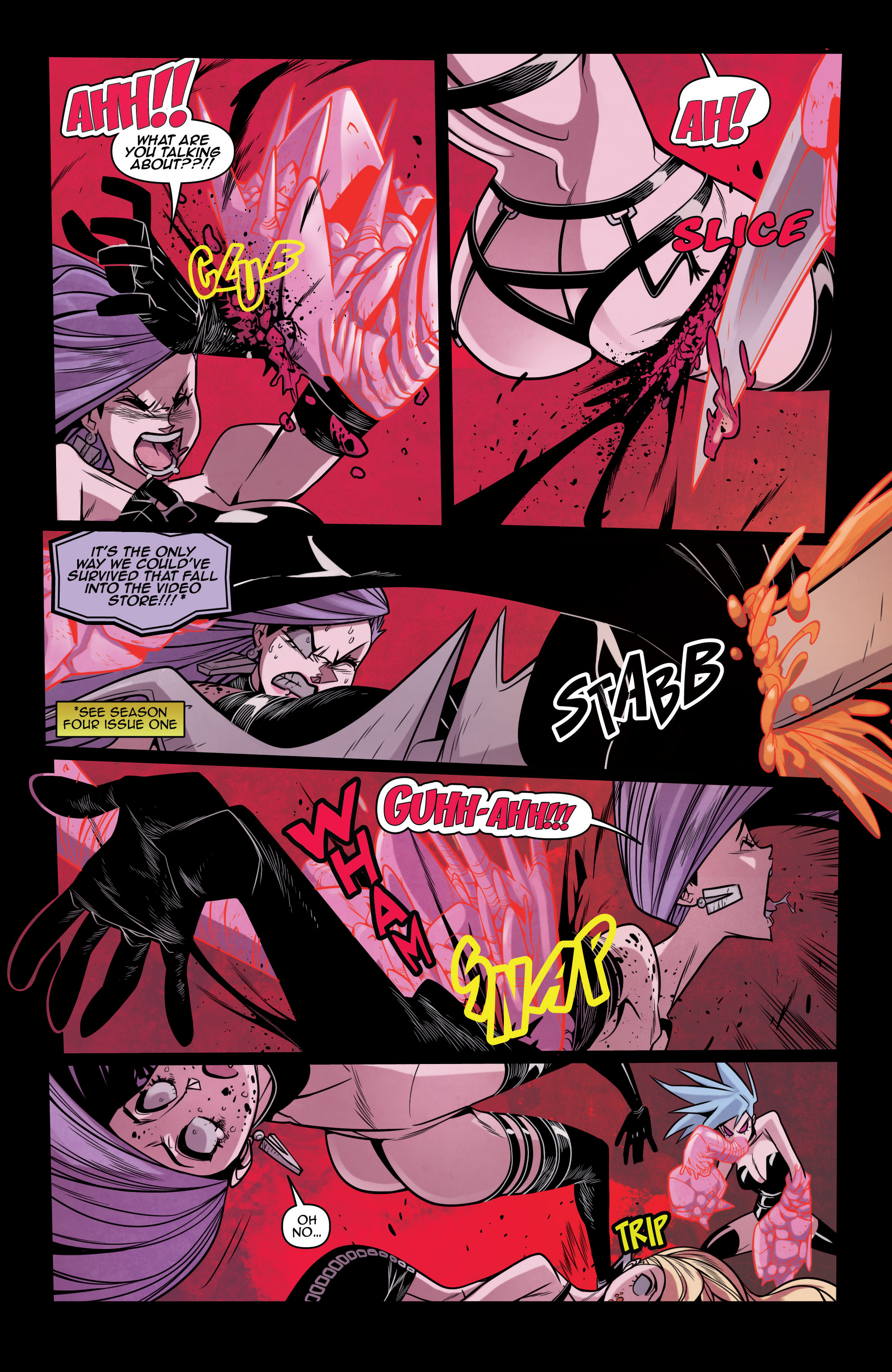 Read online Vampblade Season 4 comic -  Issue #3 - 22