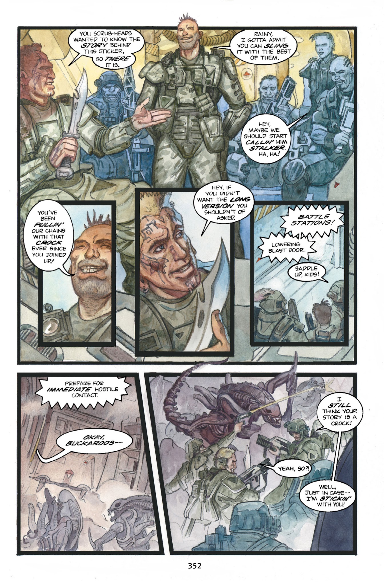 Read online Aliens Omnibus comic -  Issue # TPB 6 - 347