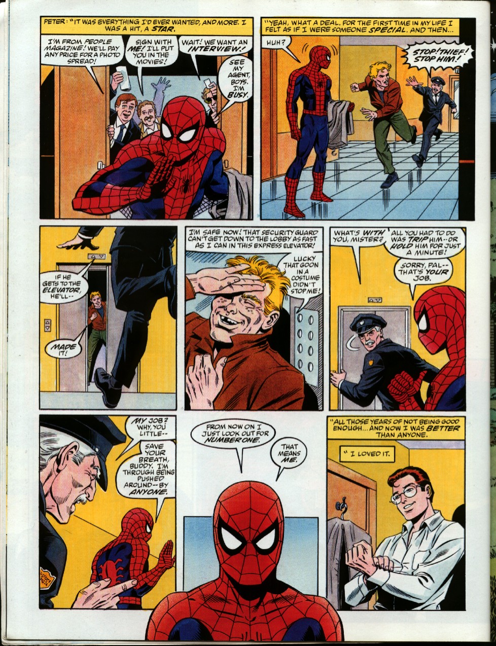Read online Marvel Graphic Novel comic -  Issue #46 - Spider-Man - Parallel Lives - 14