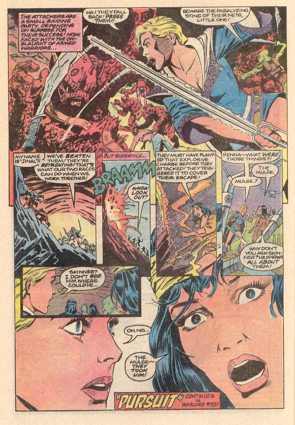 Read online Warlord (1976) comic -  Issue #70 - 23