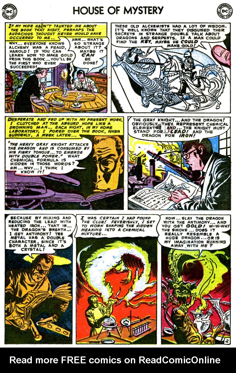 Read online House of Mystery (1951) comic -  Issue #15 - 14