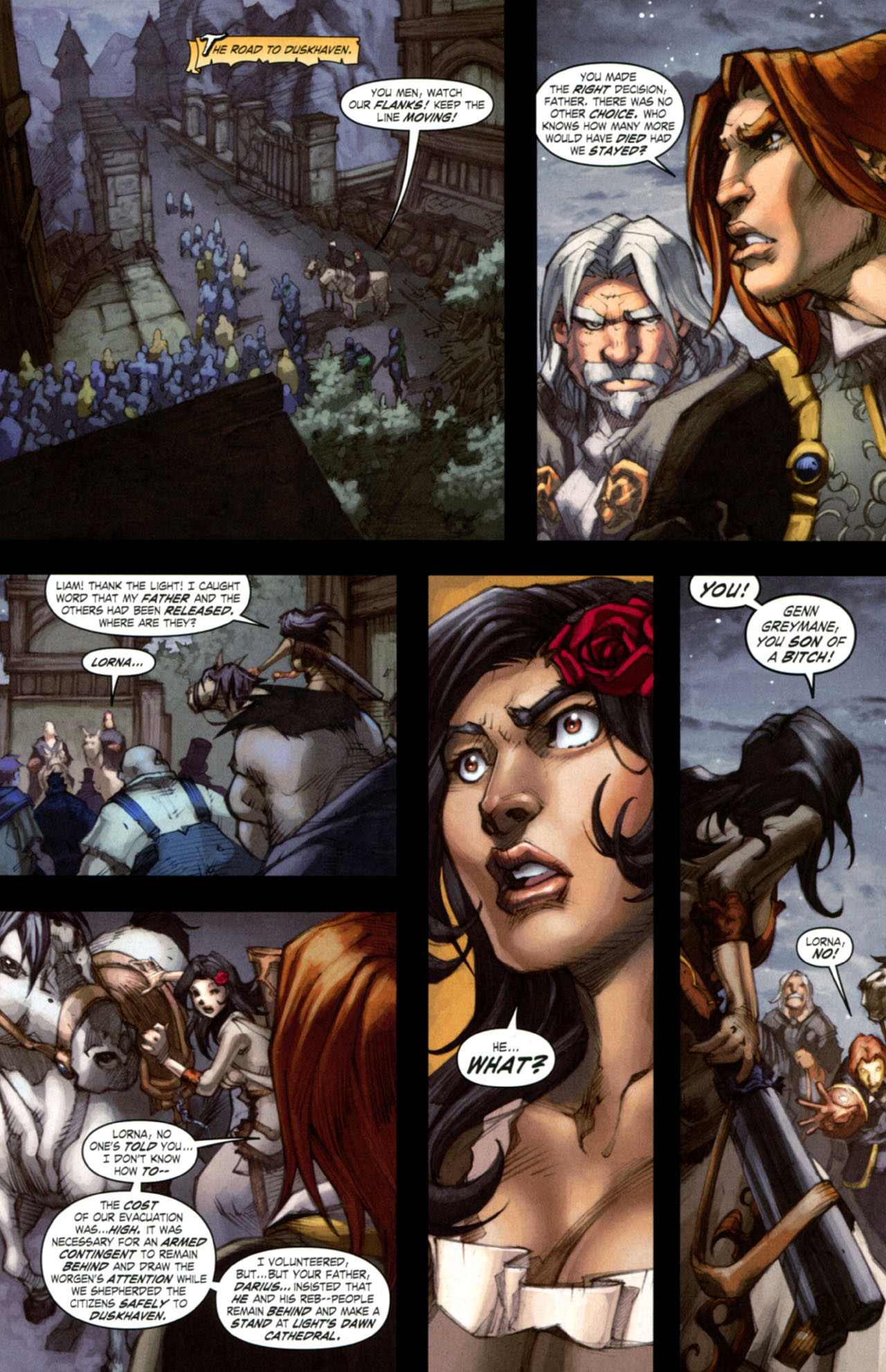 Read online World of Warcraft: Curse of the Worgen comic -  Issue #4 - 20