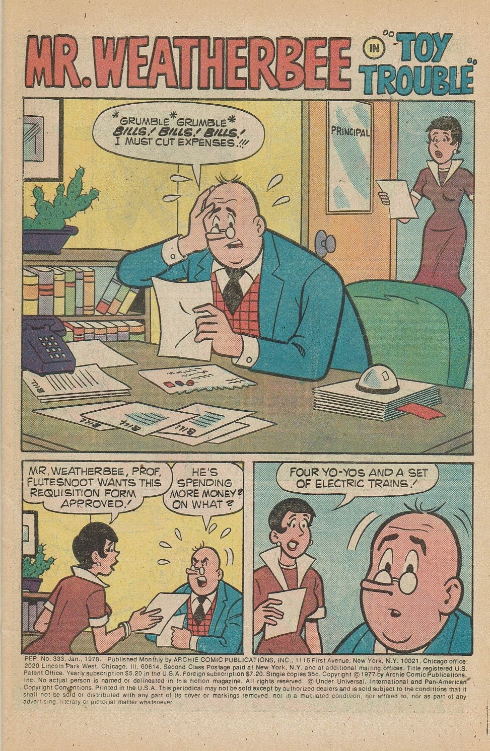 Read online Pep Comics comic -  Issue #333 - 3