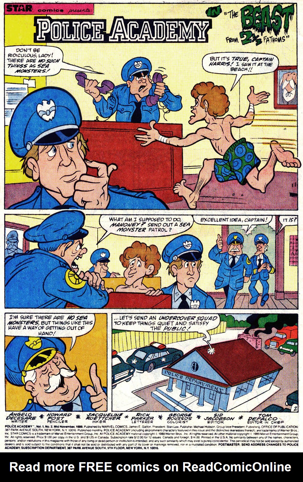 Read online Police Academy comic -  Issue #2 - 3